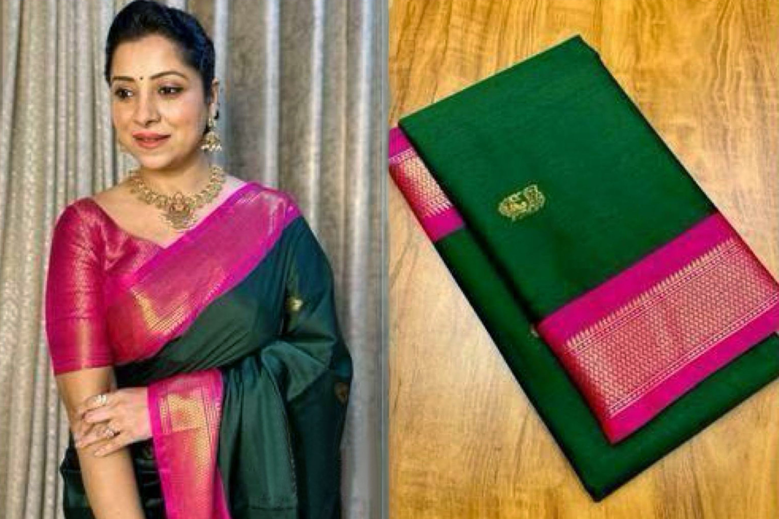 Traditional Paithani Cotton Silk Saree with Tassel and Latkan Details Saree JCS Fashions