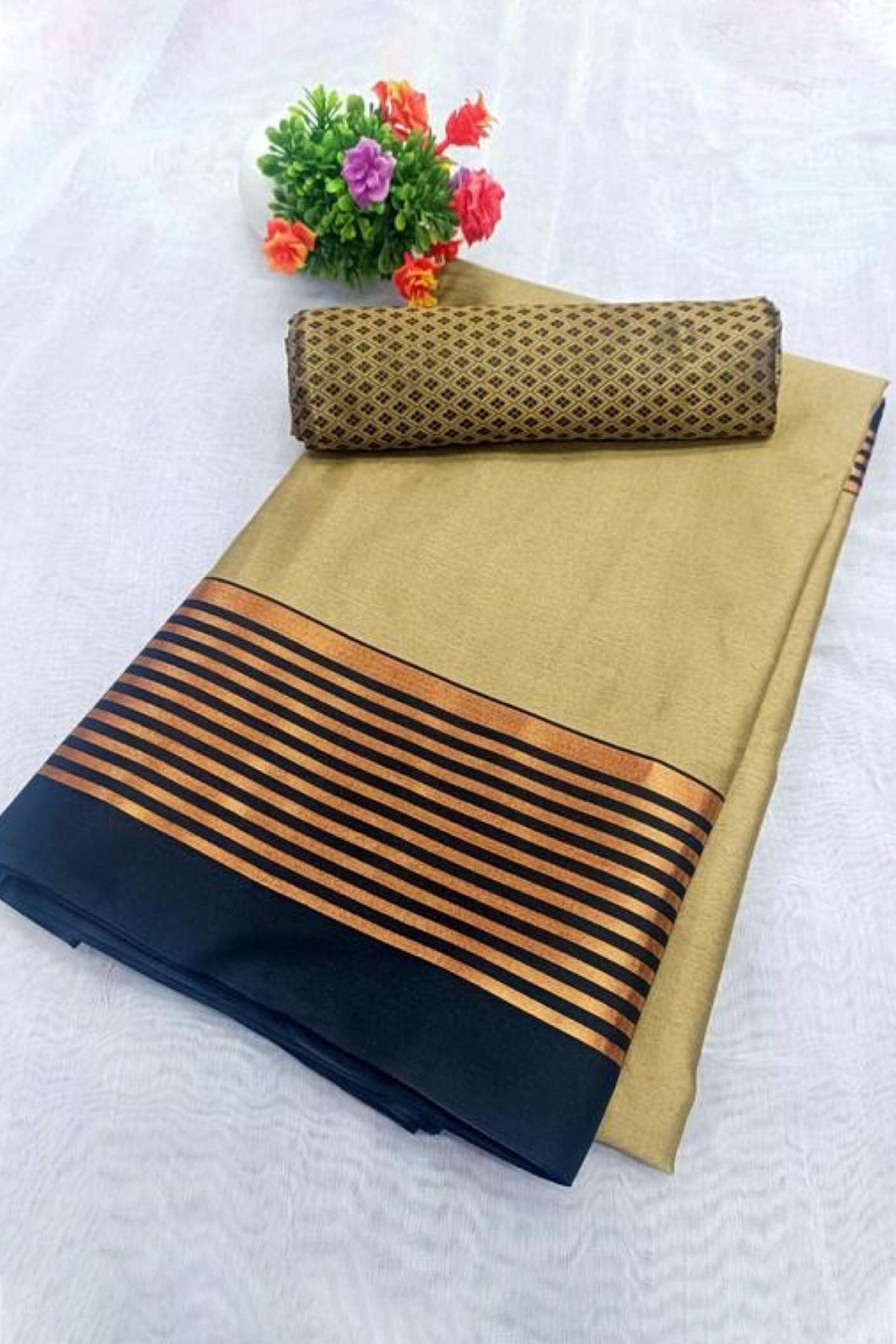 Timeless Elegance Silk Saree: Jacquard Blouse and Versatile Styling Saree JCS Fashions