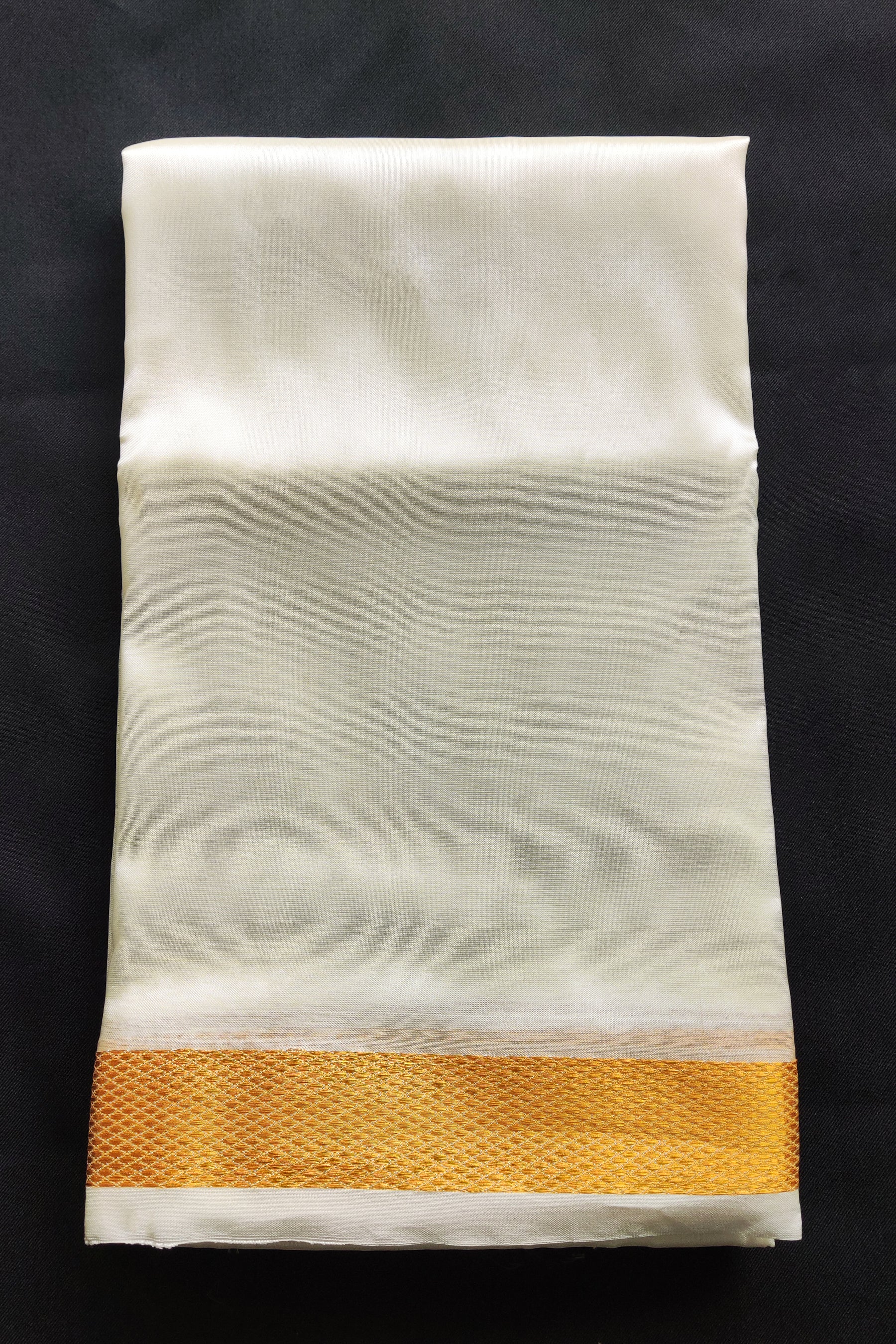 JCSFashions Men's Traditional Cream Veshti- Blend of Comfort & Elegance