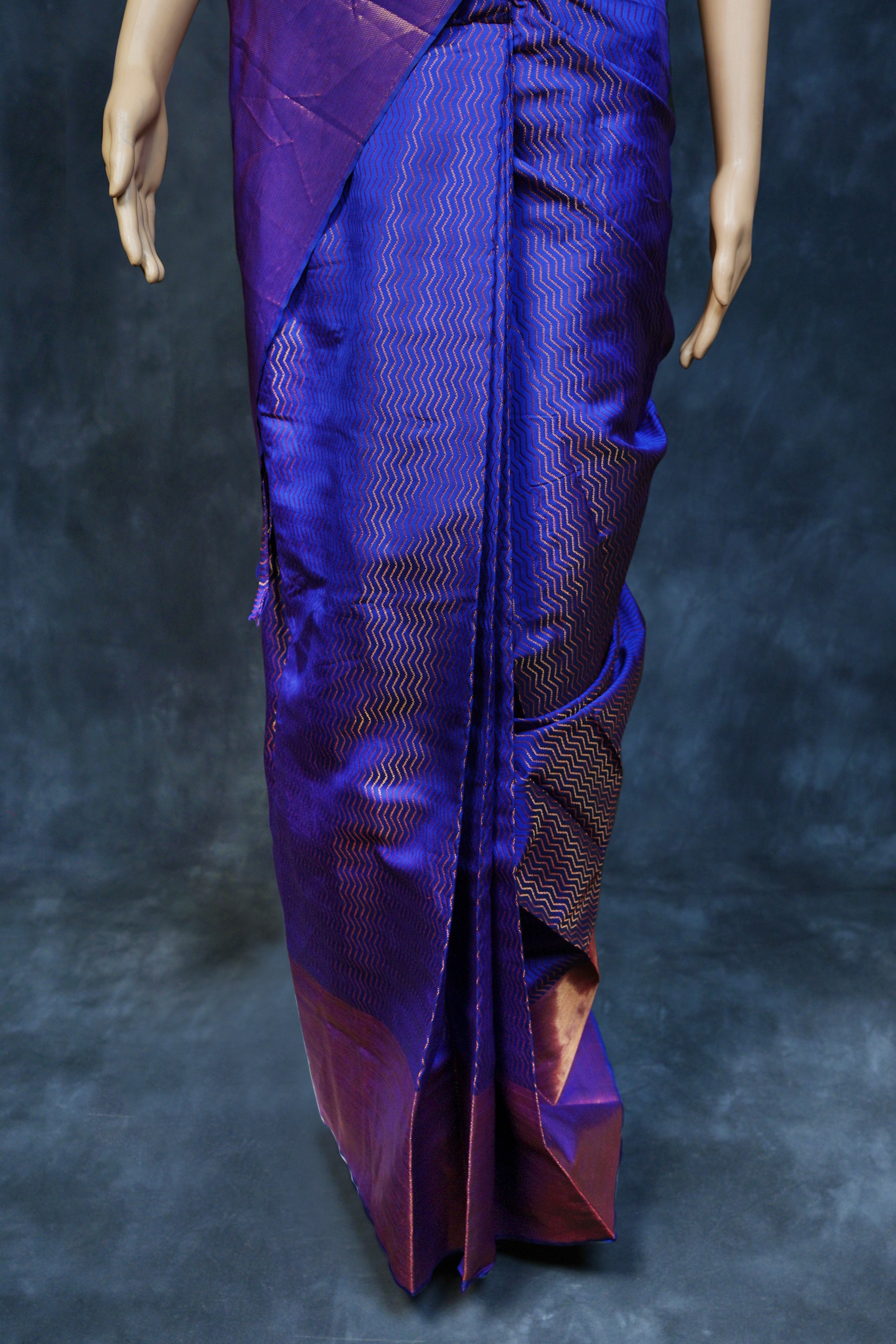 Pre-Stitched Shimmering Min-Saree for the Modern Diva by JCS Fashion Saree JCS Fashions