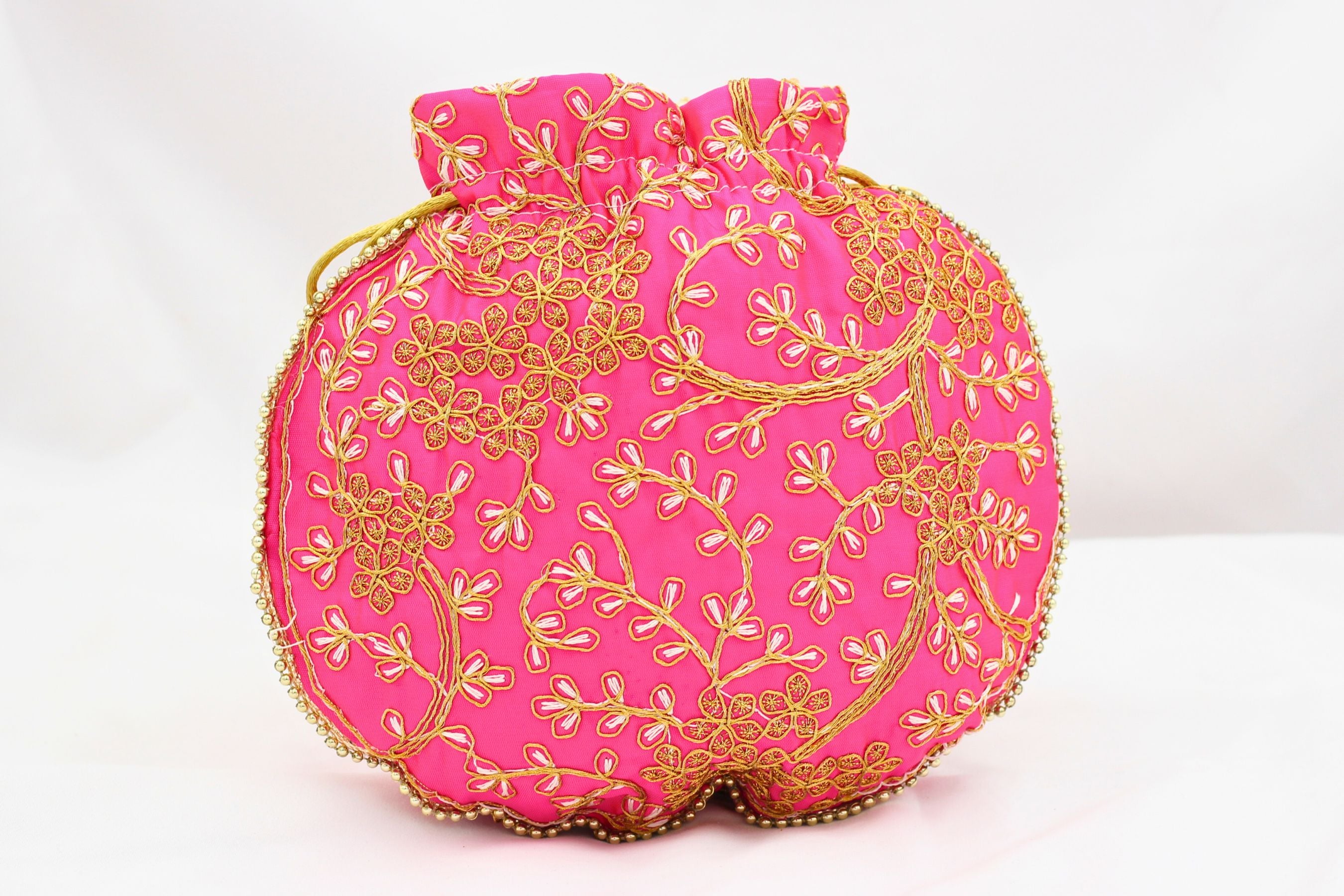 Premium Handcrafted Silk Potli Bag - Ultimate Blend of Tradition & Style Potli JCS Fashions