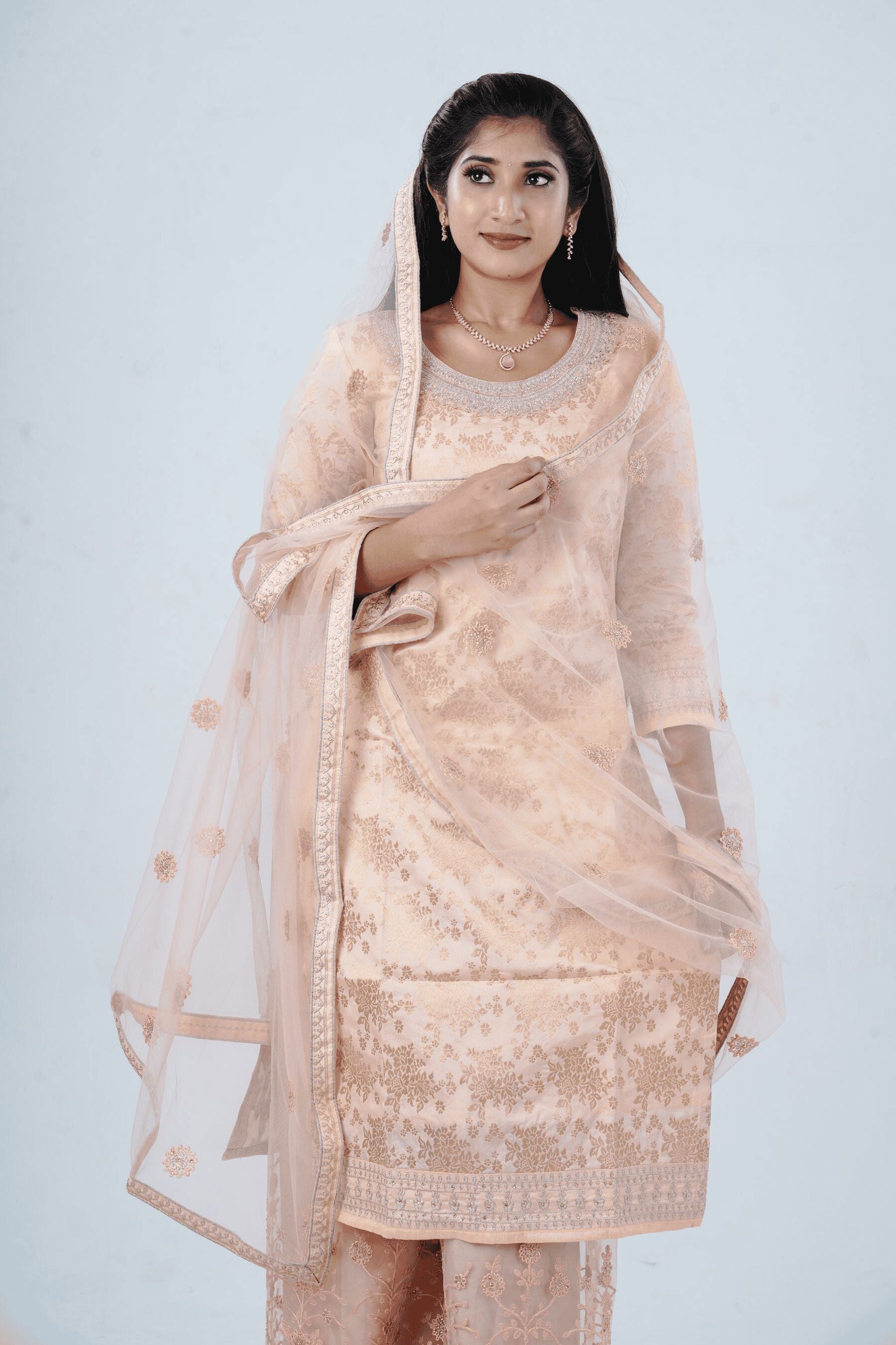 Regal Embroidered Salwar Kameez: Embrace Traditional Indian Elegance KURTI JCS Fashions