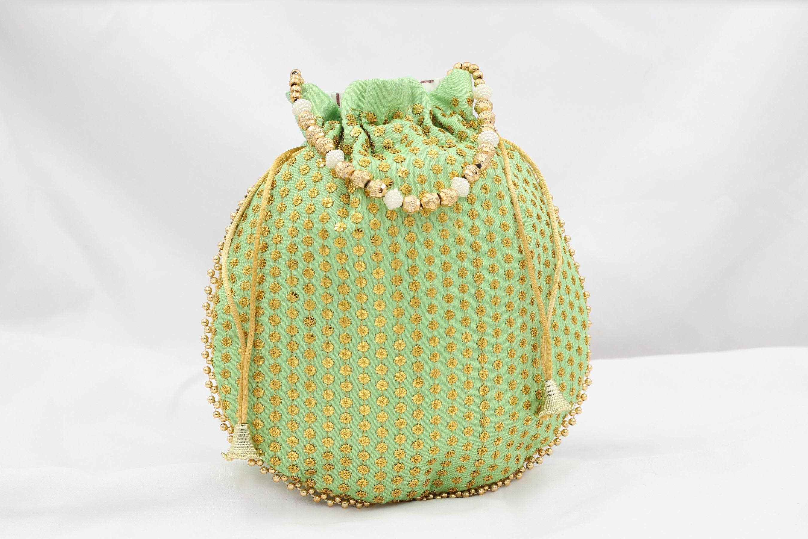 Elegant Embroidered Women's Potlis by JCS Fashions - Perfect Accessory Potli JCS Fashions Green 23*21