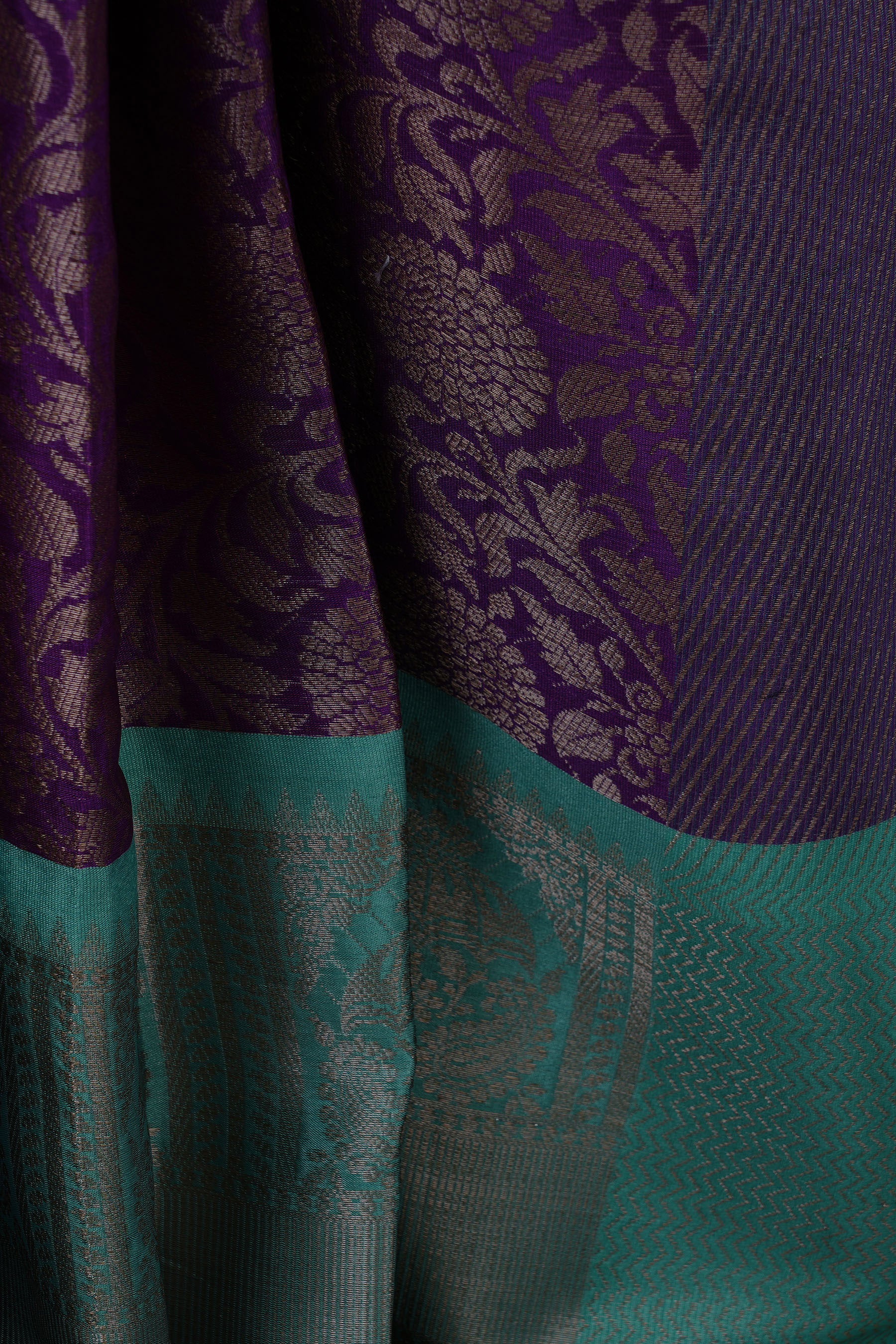 Elegant Banarasi Tissue Saree with Chic Jacquard Blouse Saree JCS Fashions