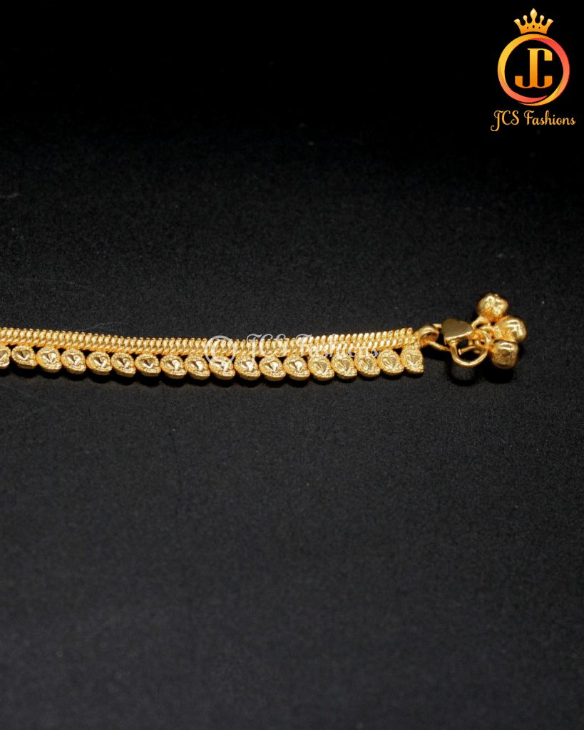 Chic 8.5" Gold Plated Anklet - Elegant and Timeless Style Jewelry JCS Fashions