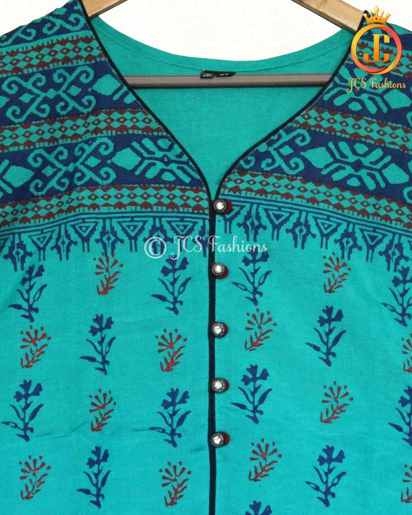 Stylish Printed Kurti - JCSFashions' Comfort and Chic Fusion KURTI JCS Fashions