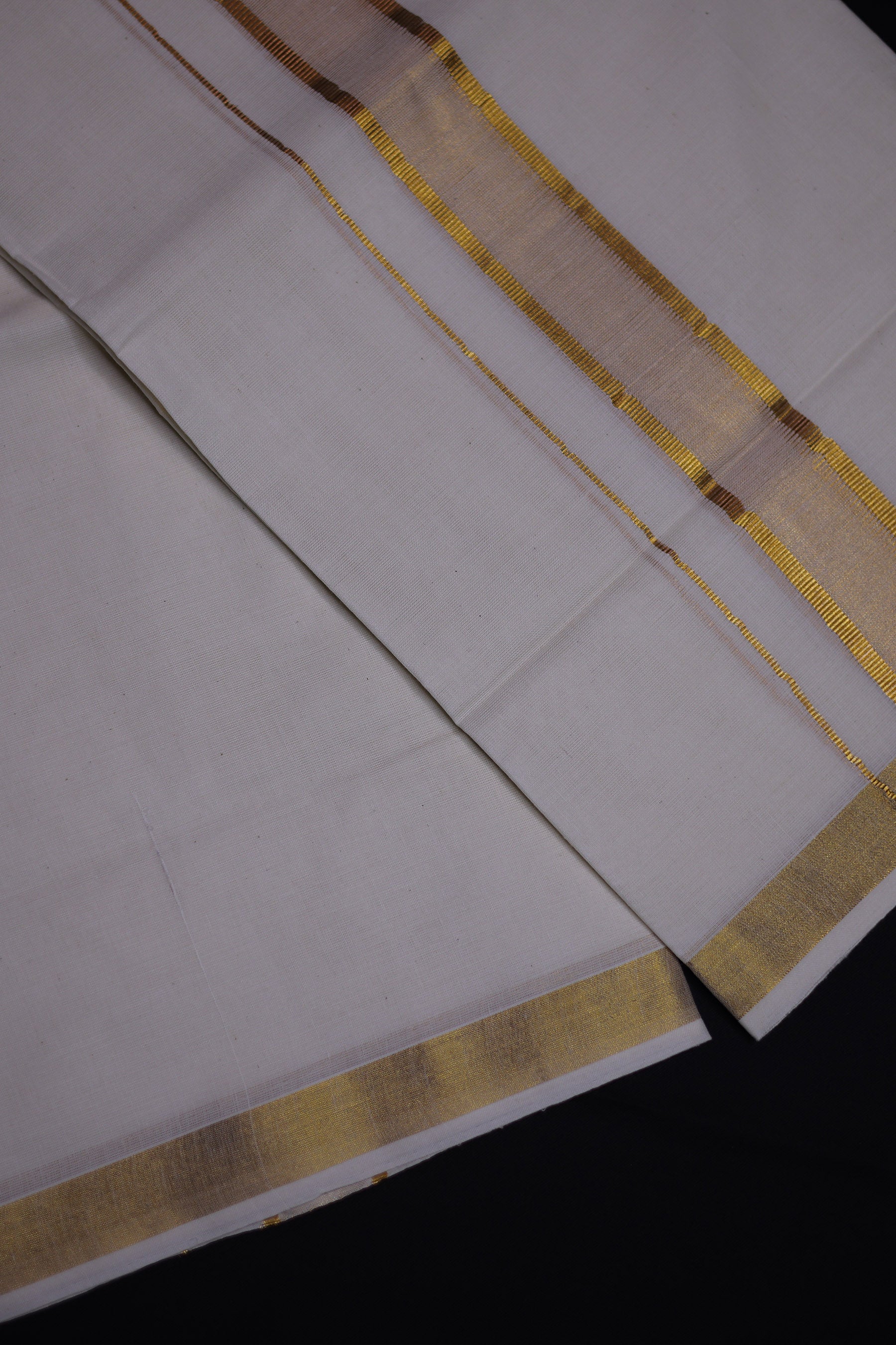 Men's Deluxe Kerala Cotton Double Dhoti: Tradition Meets Modern Elegance Men JCS Fashions