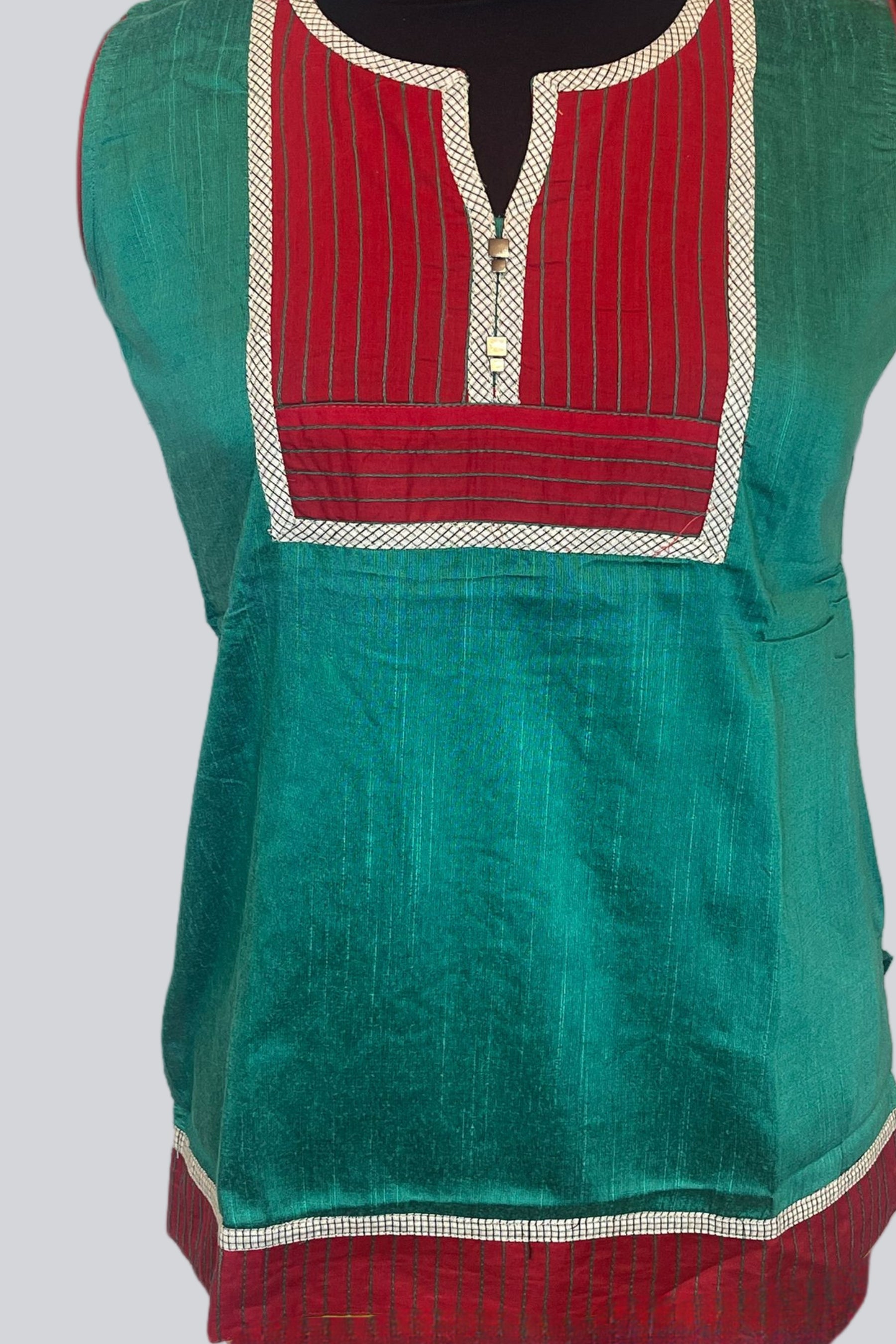 Cotton Kurti - Short Sleeve | Soft and breathable |JCS Fashions KURTI JCS Fashions Green Medium (38)