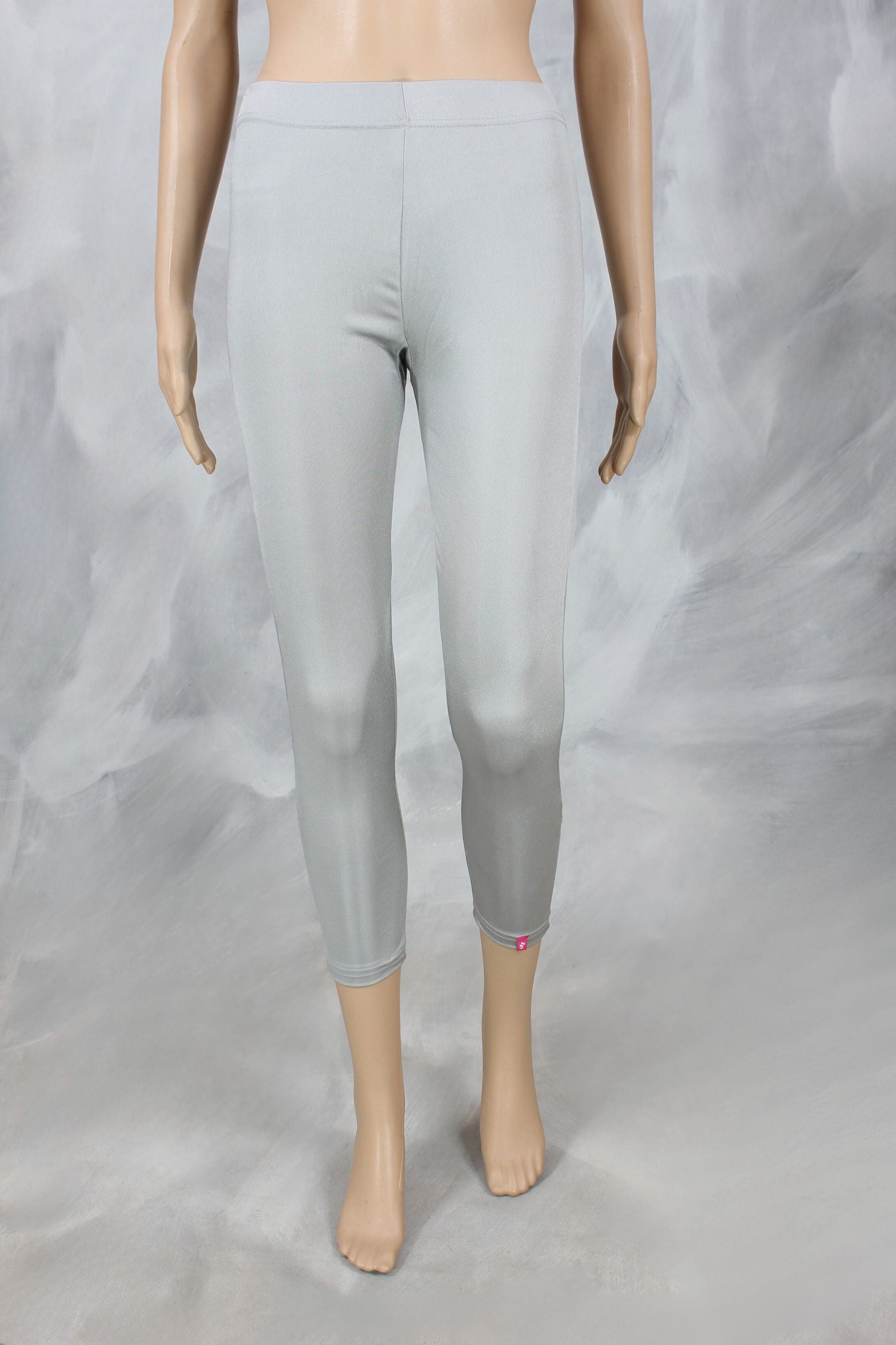 Shimmer Leggings by JCSFashions -Stretch & Shine for Chic Fitness Styles Legging JCS Fashions Silver L