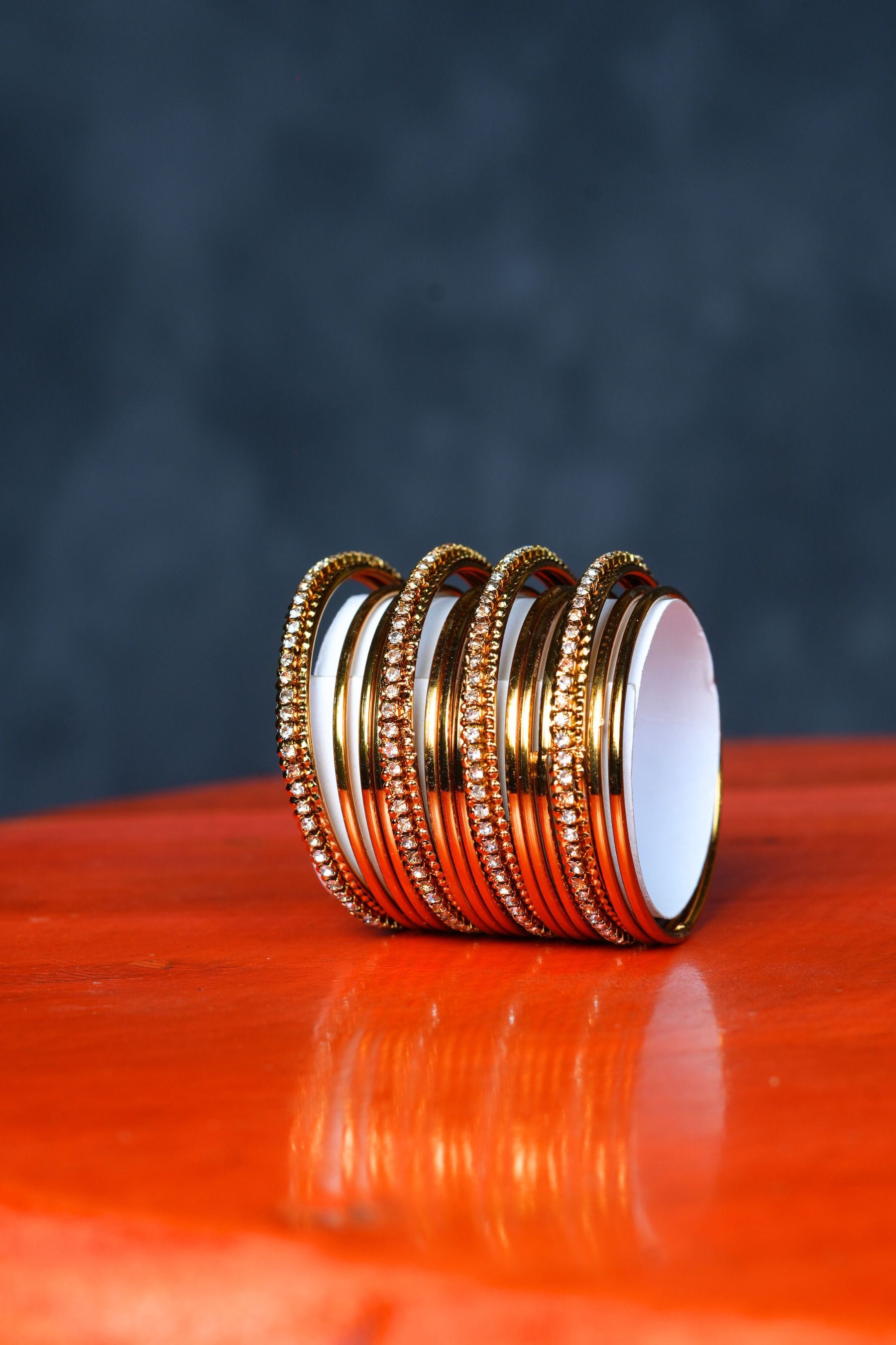 Kids' Elegant Gold & White Stone Bangles - JCSFashions Chic Collection Jewelry JCS Fashions