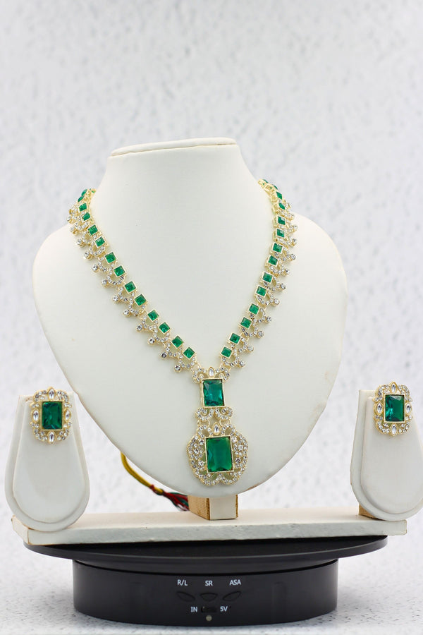 Allure Cubic Zirconia Silver-Plated Jewelry Set - JCSFashions