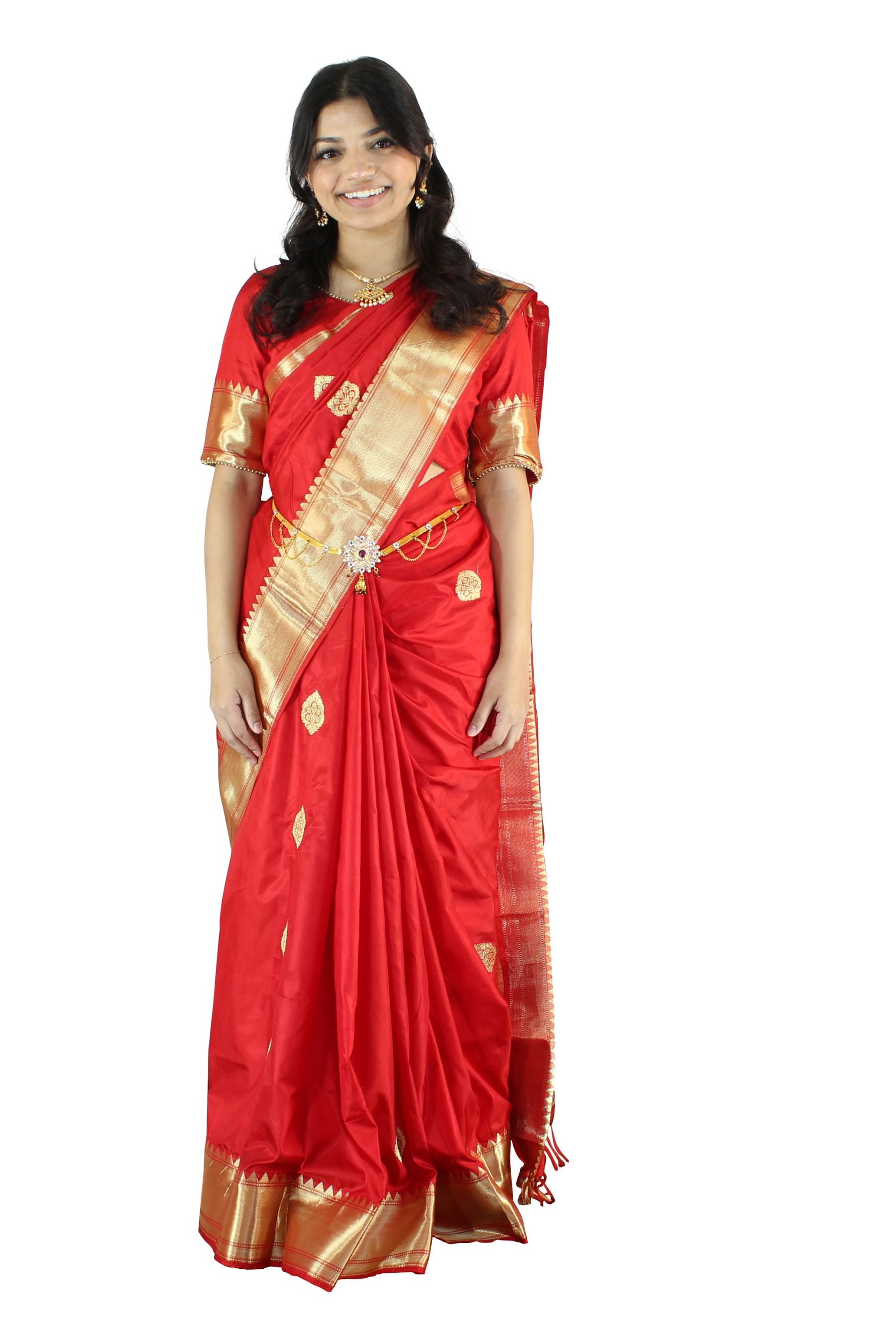 Luxurious Pure Banarasi Silk Saree With Blouse Piece SAREE JCS Fashions