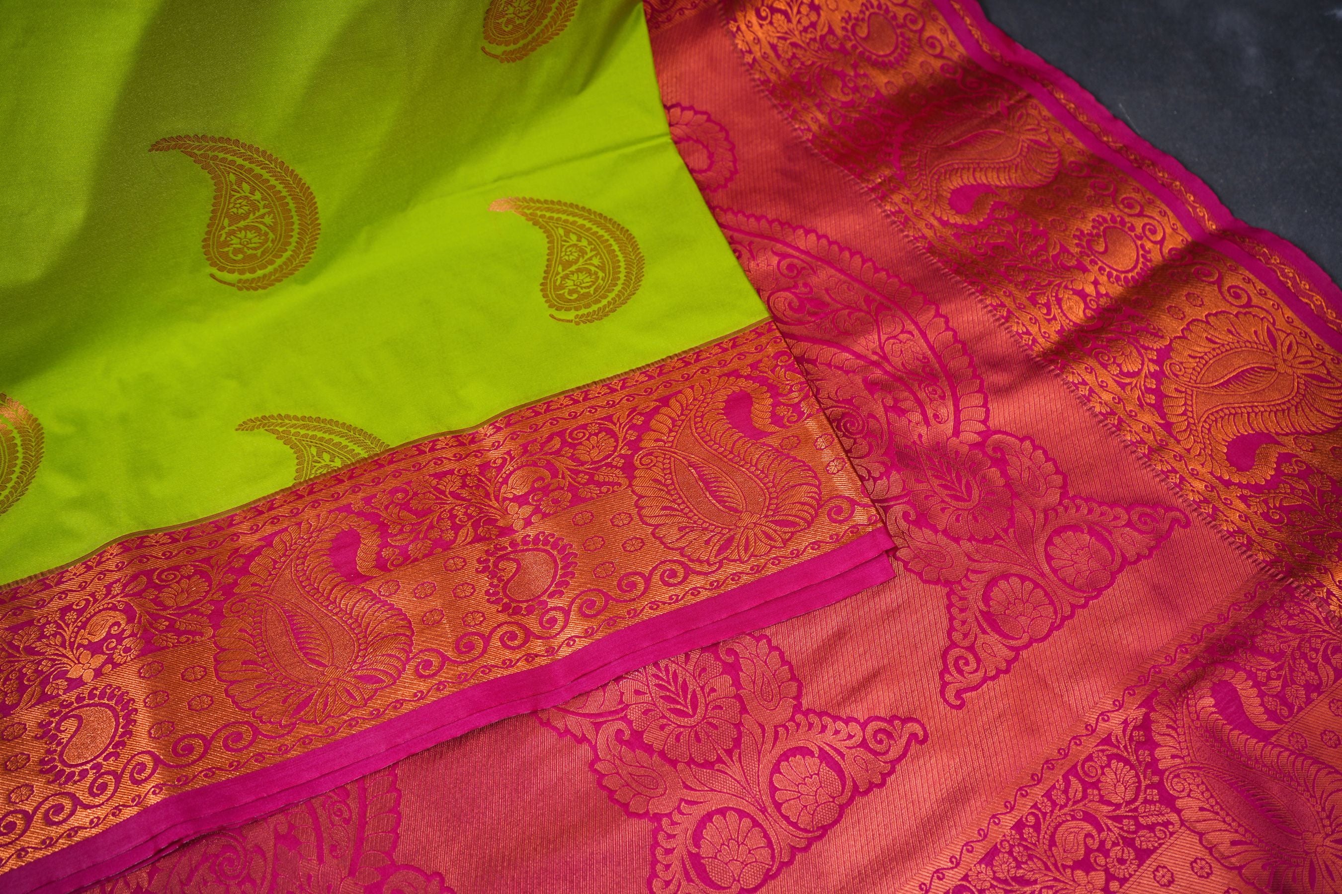 Luxurious Kanchipuram Blended Silk Saree - Radiate Grace & Elegance Saree JCS Fashions