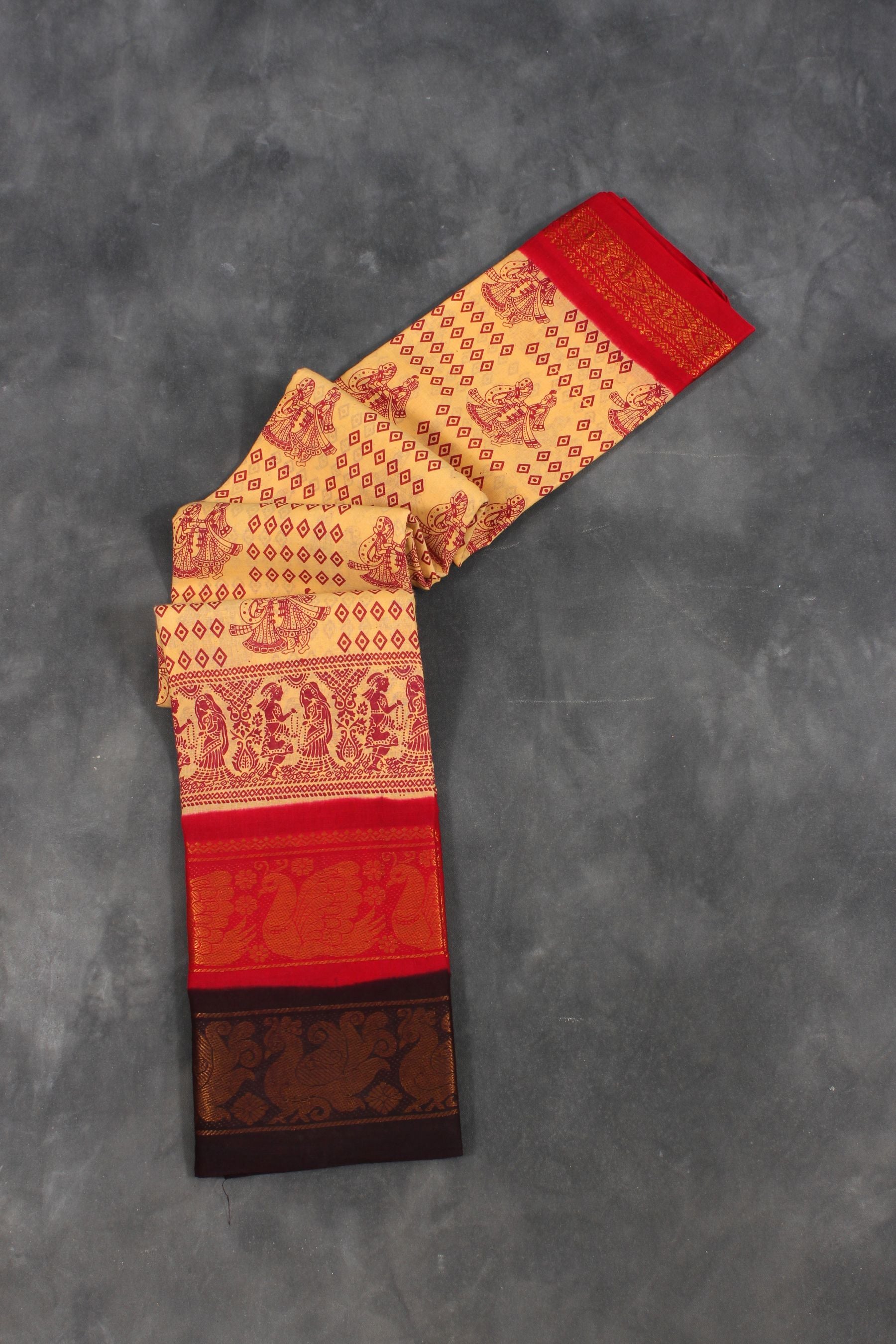 Madurai Sungudi Pure Cotton Saree - Traditional Elegance by JCS Fashions