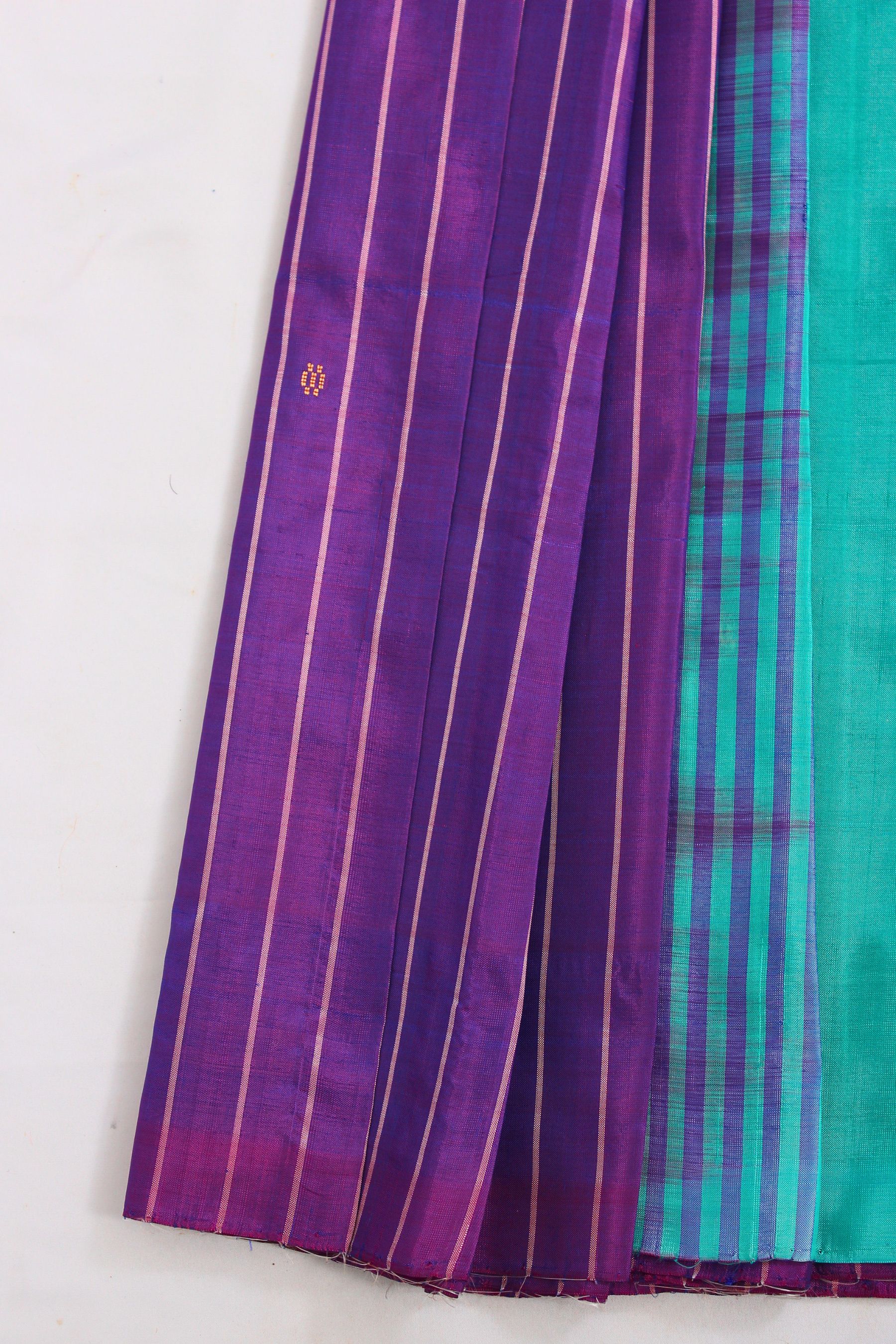 Elegant Banana Pith Saree with Zari Lines - Eco-friendly Ethnic Wear Saree JCS Fashions