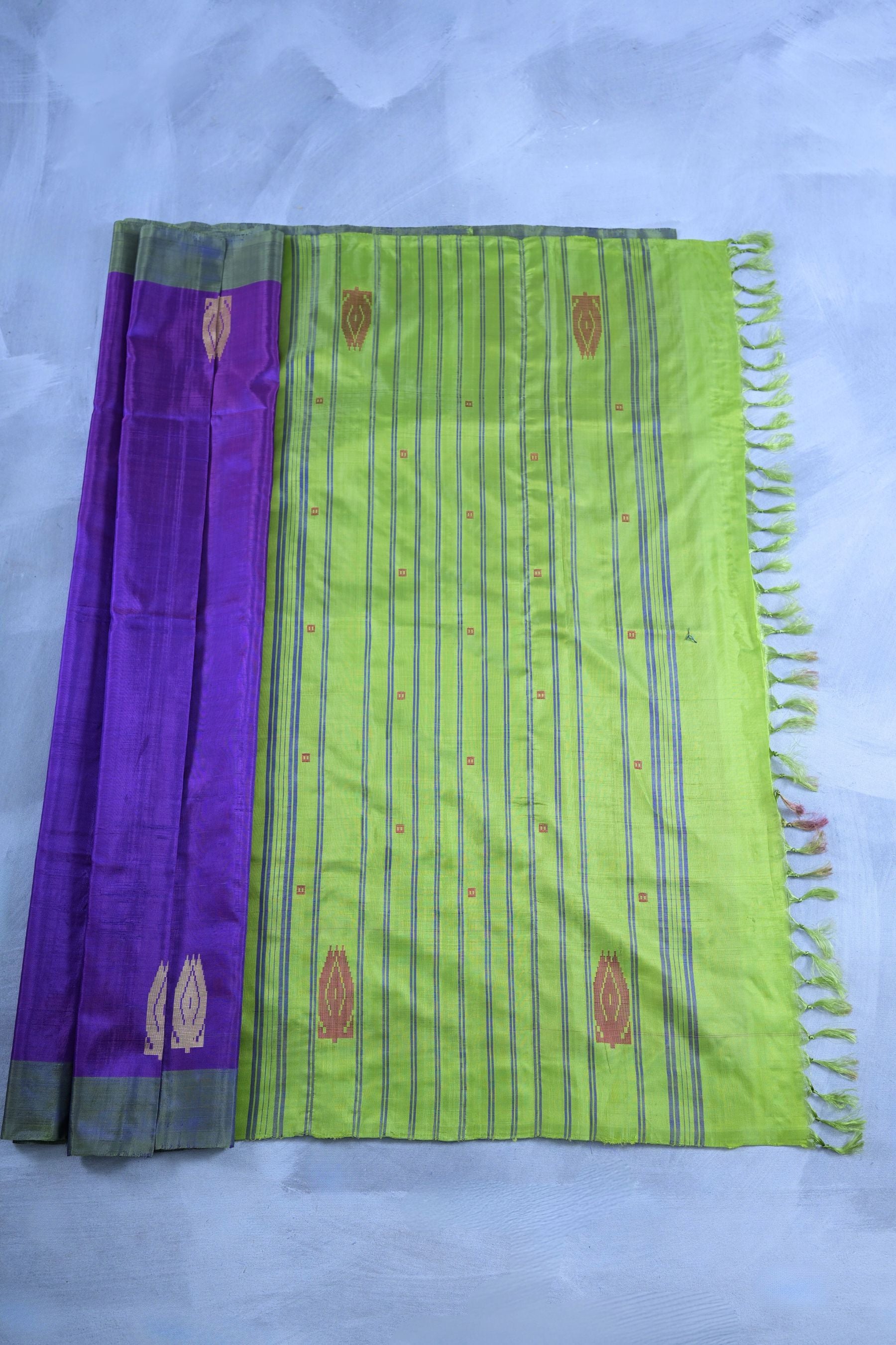 Banana Pith Saree - Sustainable & Handwoven Elegance from JCSFashions Saree JCS Fashions