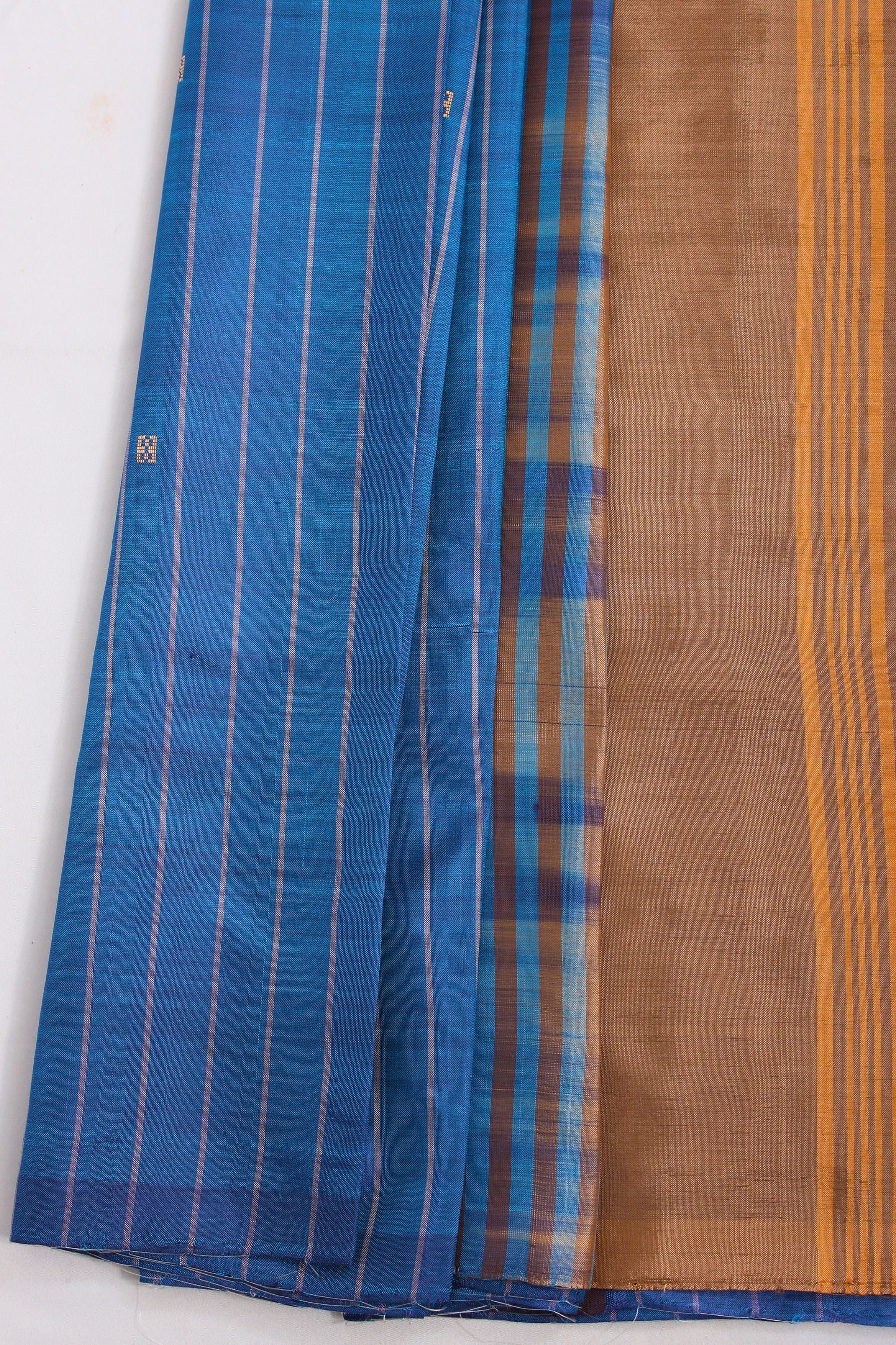 Eco-Friendly Banana Pith Saree with Zari Lines - Embrace Indian Heritage Saree JCS Fashions