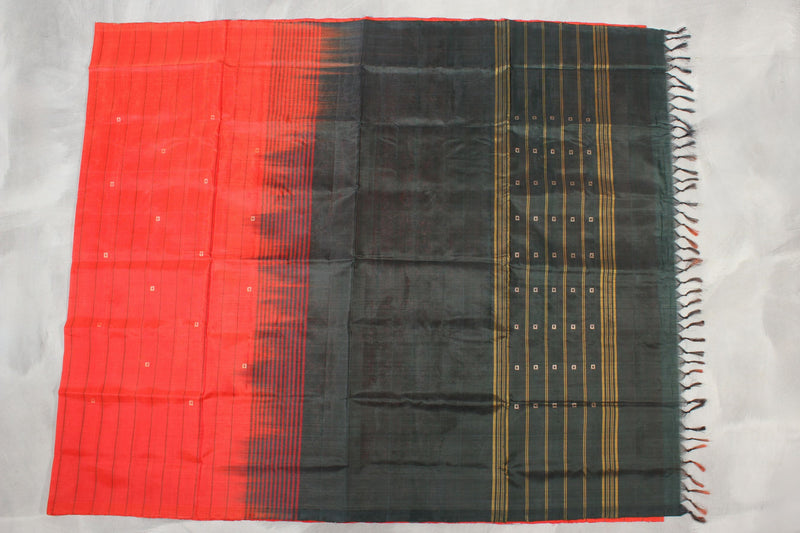 Luxurious Borderless Bananapith Saree: Sustainable Chic by JCS Fashions