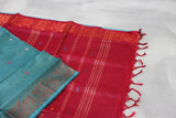 Banana Pith Saree with Zari Border: Handcrafted Ethnic Elegance