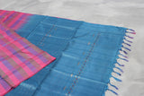 Chic and Borderless Banana Pith Saree - Sustainable Indian Elegance