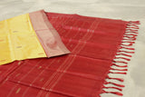 Eco-Friendly Banana Pith Borderless Saree: Sustainable Chic |JCSFashions