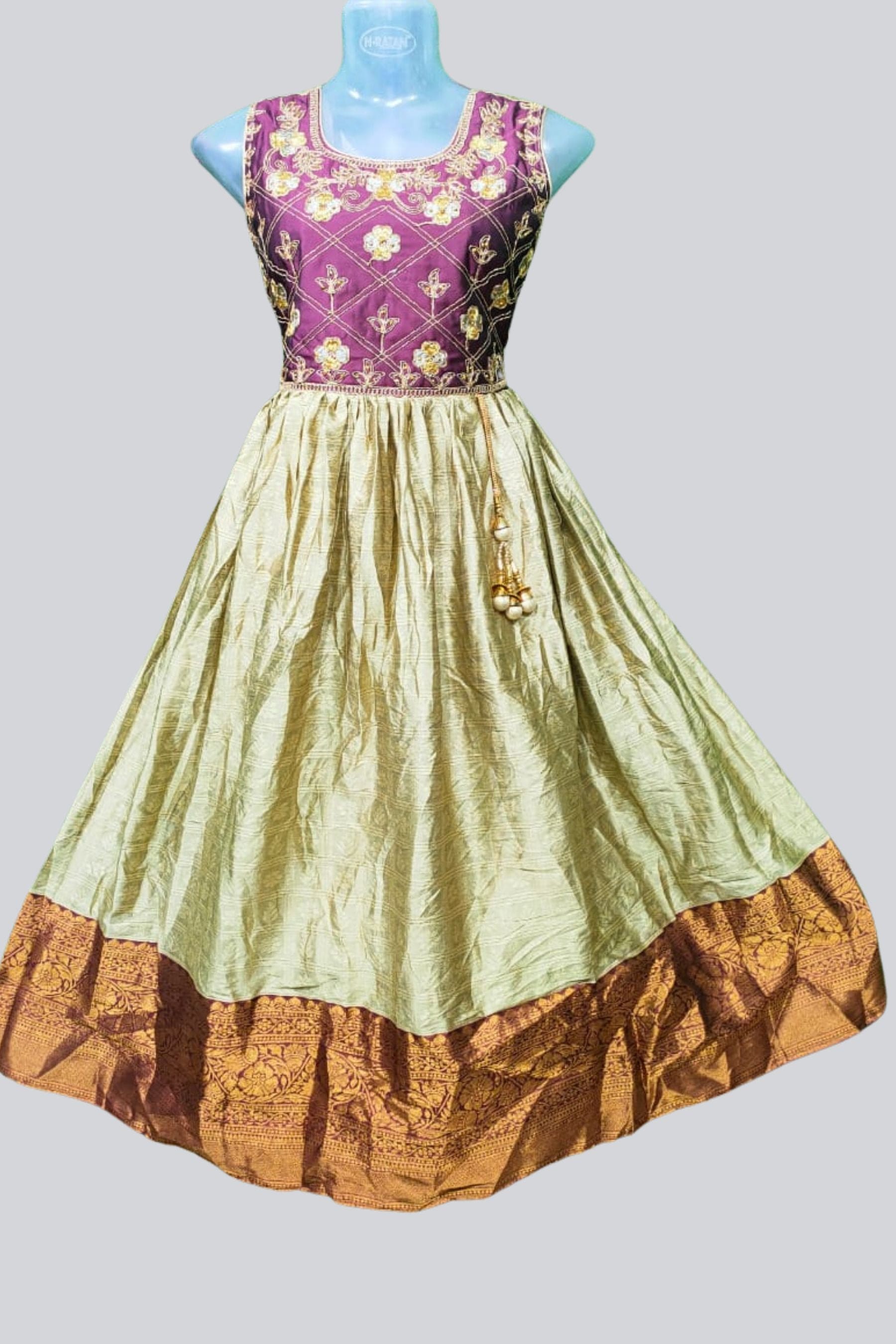 Silk Cotton Frock - Elegance Redefined at JCSFashions