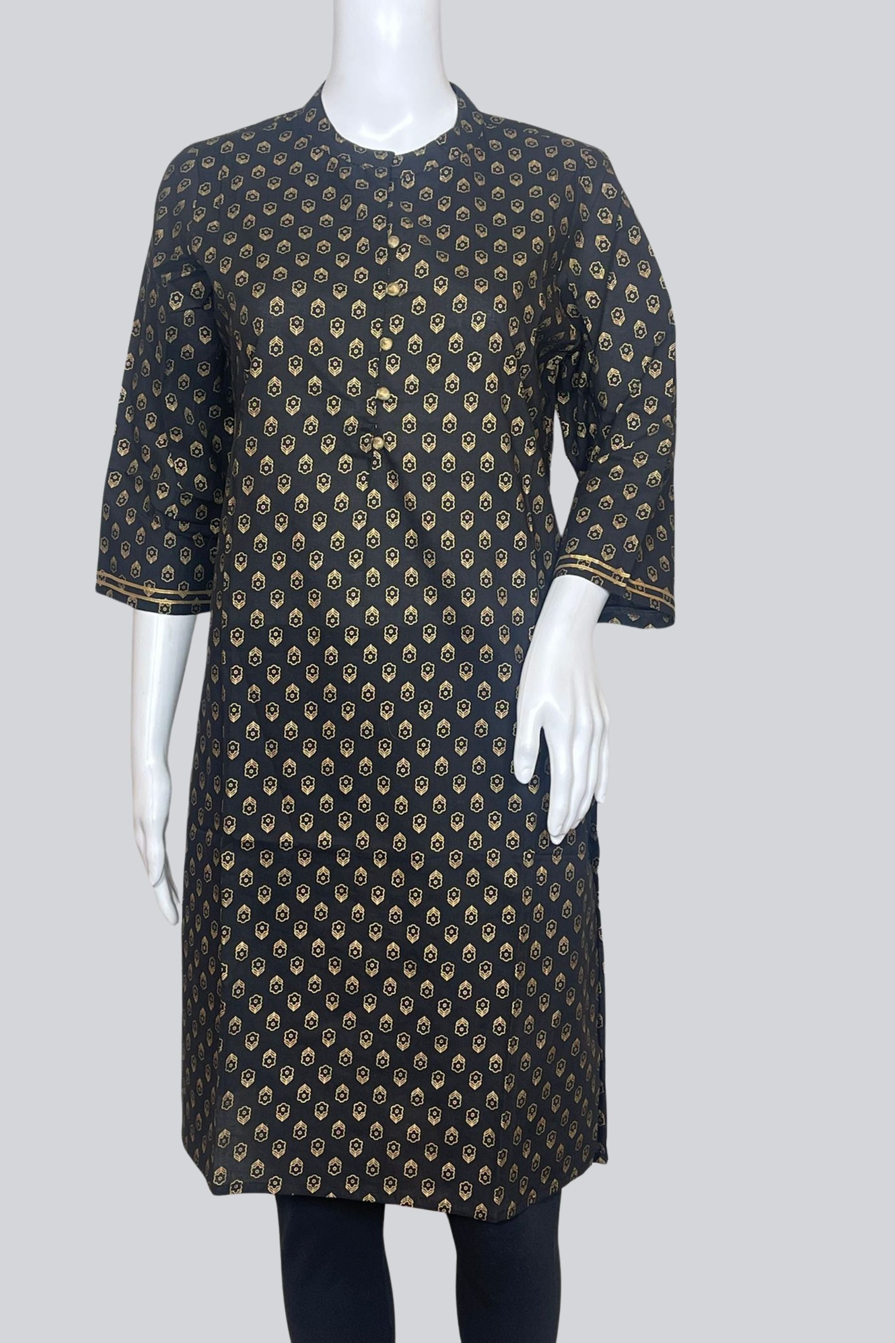 Cotton Kurti : Explore the Latest Kurtis Collection at JCSFashions KURTI JCS Fashions Brown Medium (38)