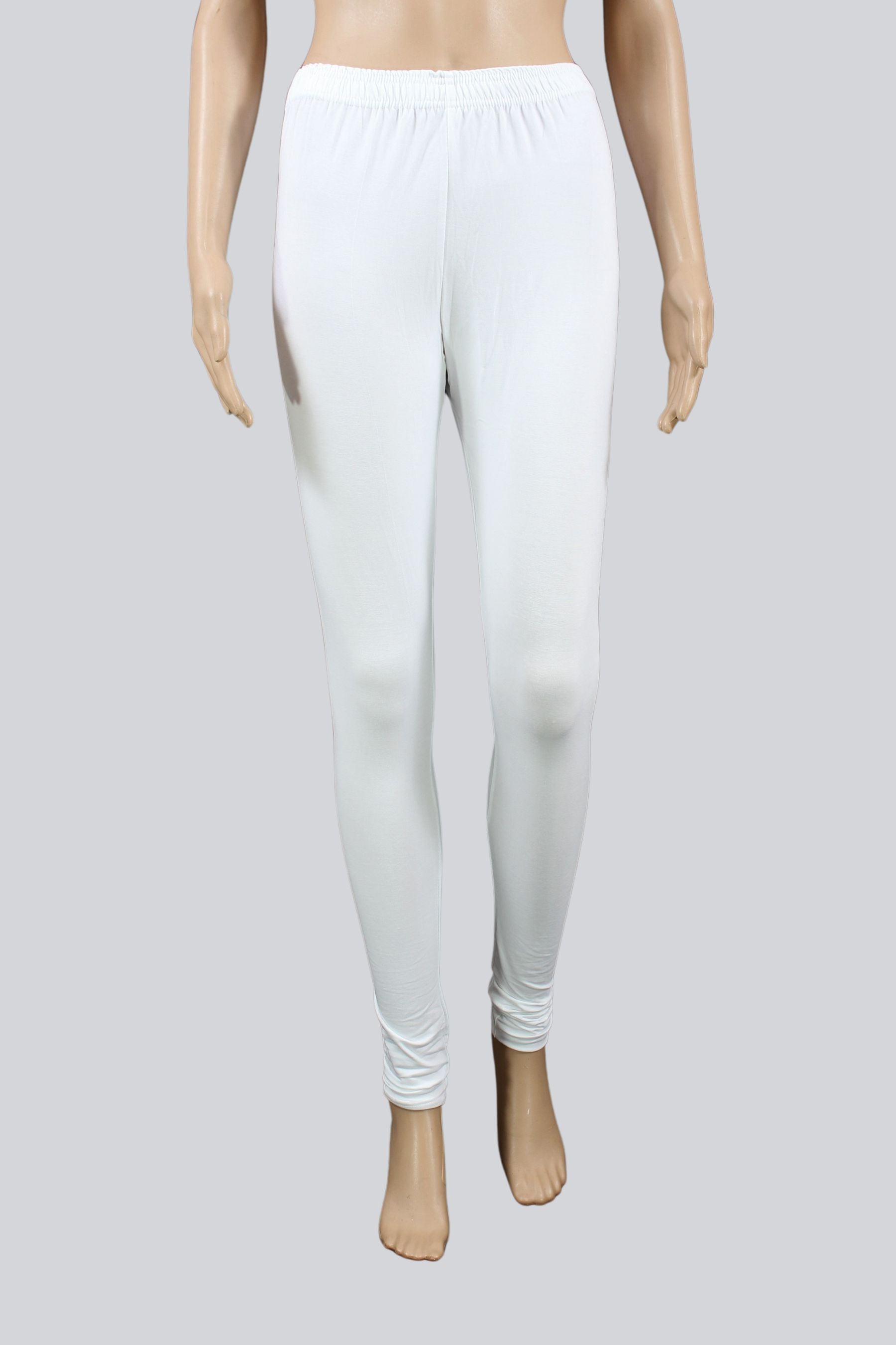 JCSFashions Cotton Leggings - Skin-fit Comfort for Yoga & Casual Wear Legging JCS Fashions White XL