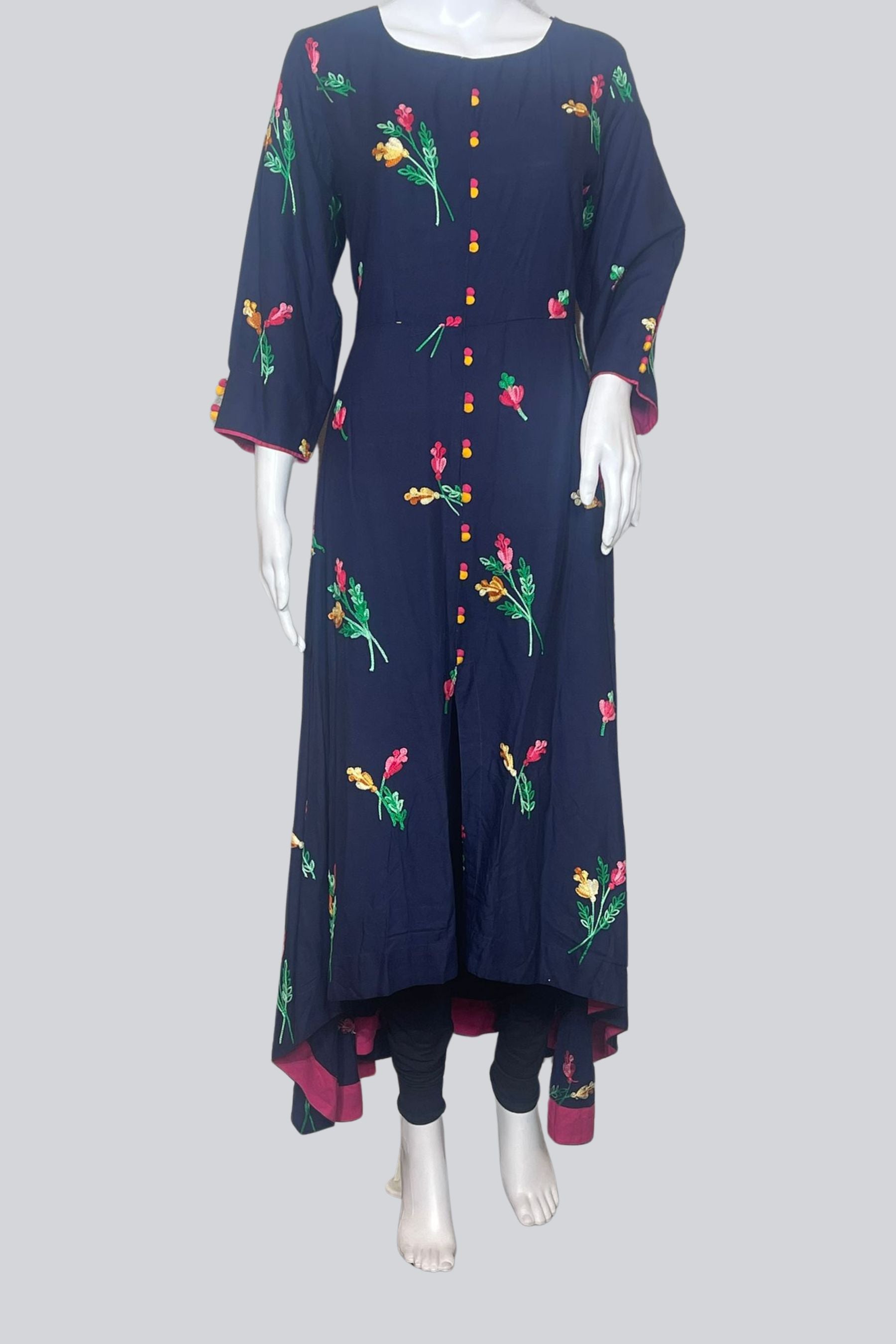 Chic Comfort: Elevate Your Style with JCS Fashions Trendy Collection KURTI JCS Fashions Navy Blue Medium (38)