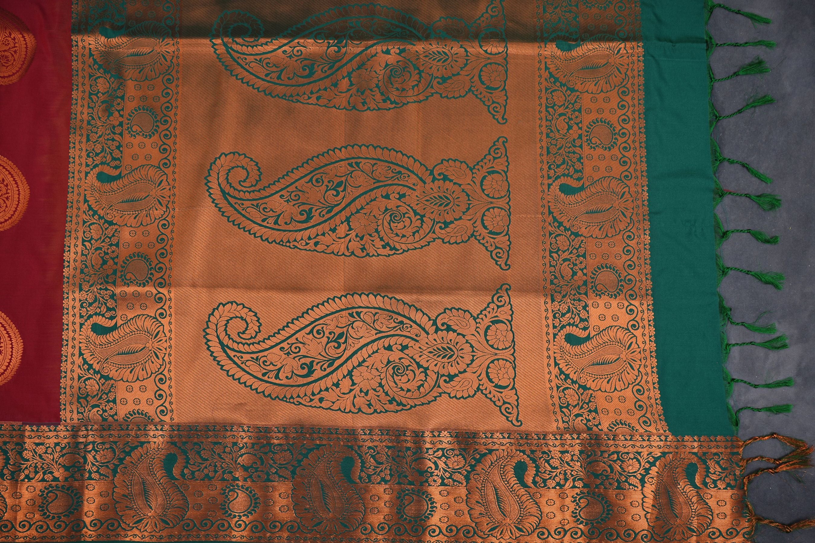 Elegant Kanchipuram Blended Silk Saree: Embrace Tradition and Style Saree JCS Fashions