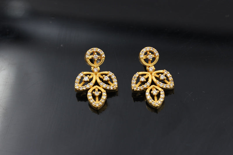 JCS Fashion's Handcrafted Minimalist Dainty Earrings: Elegant Shimmer