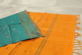 Eco-friendly Borderless Banana Pith Saree – Handwoven Beauty |JCSFashions