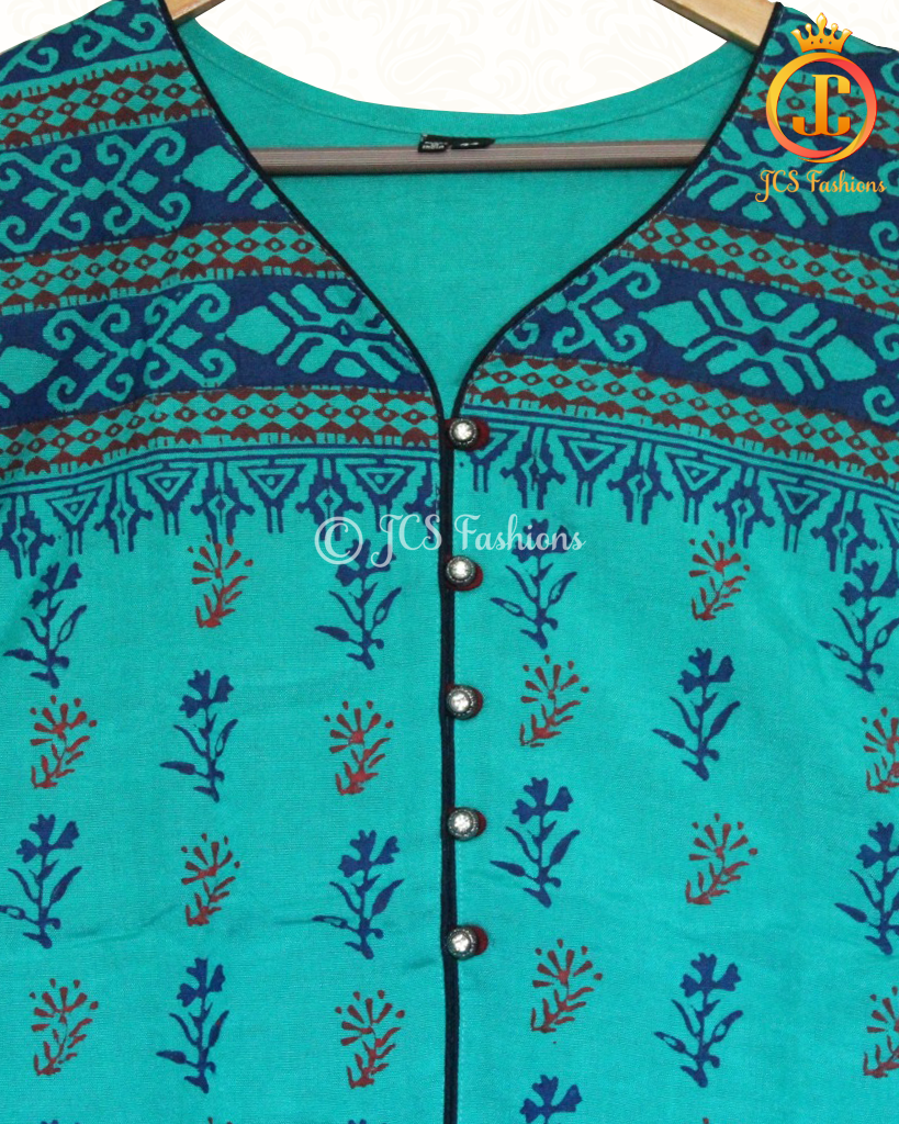 Stylish Printed Kurti - JCSFashions' Comfort and Chic Fusion KURTI JCS Fashions