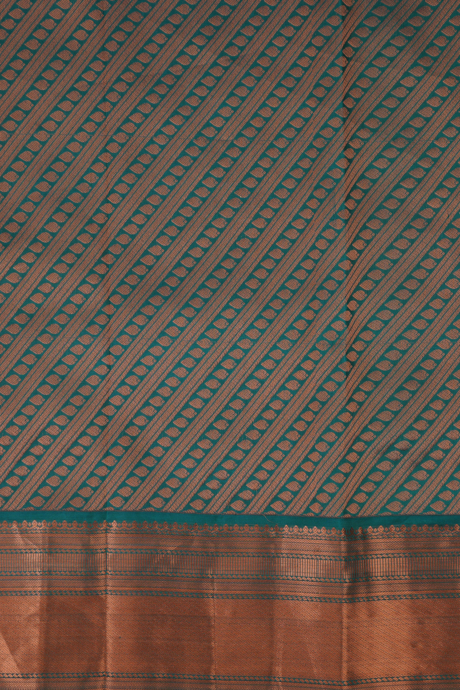 Handloom Double Warp Pure Silk Saree & Tailored Blouse Saree JCS Fashions