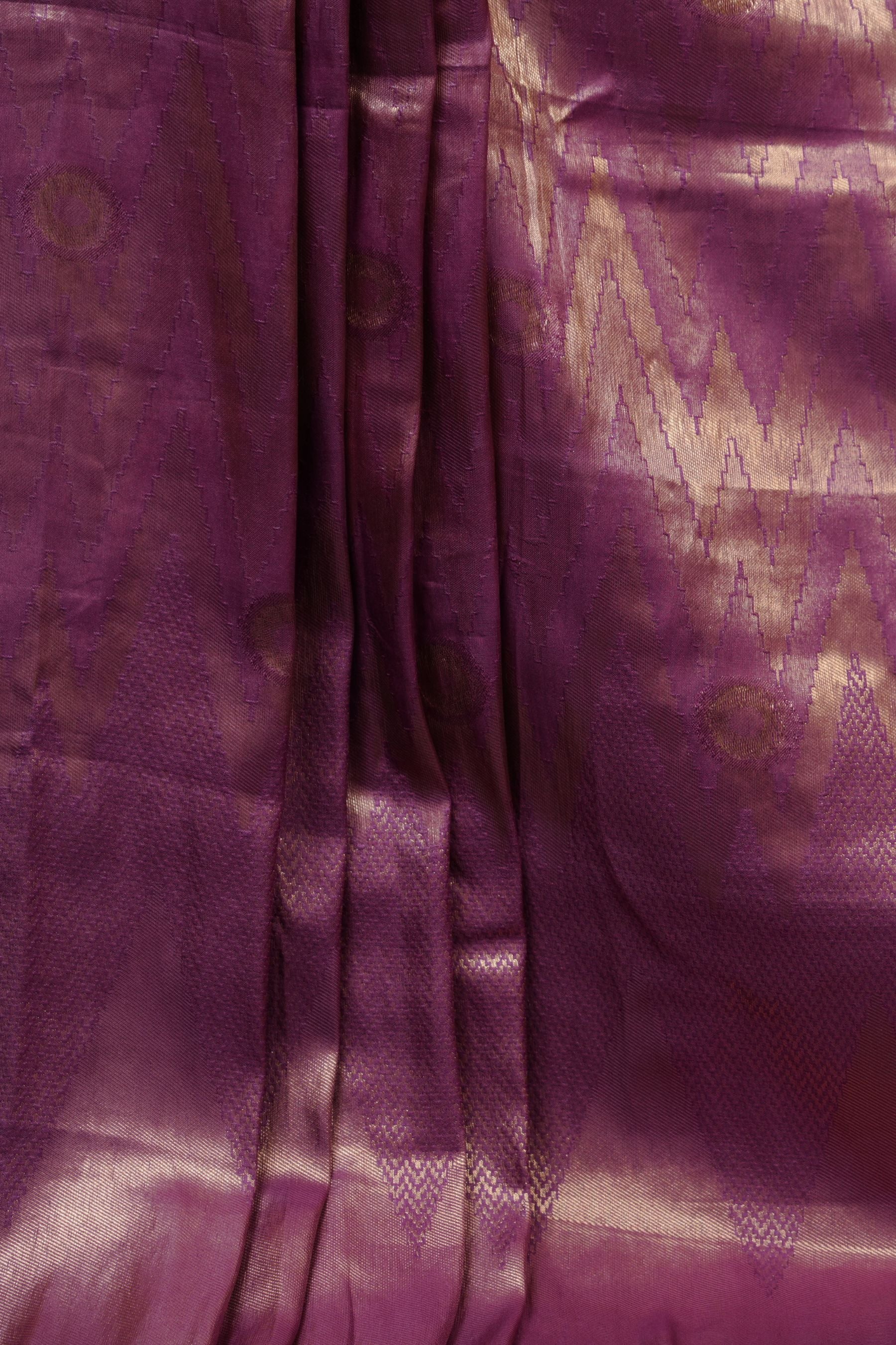 Wine Color Soft Semi-Silk Saree With stitched Blouse