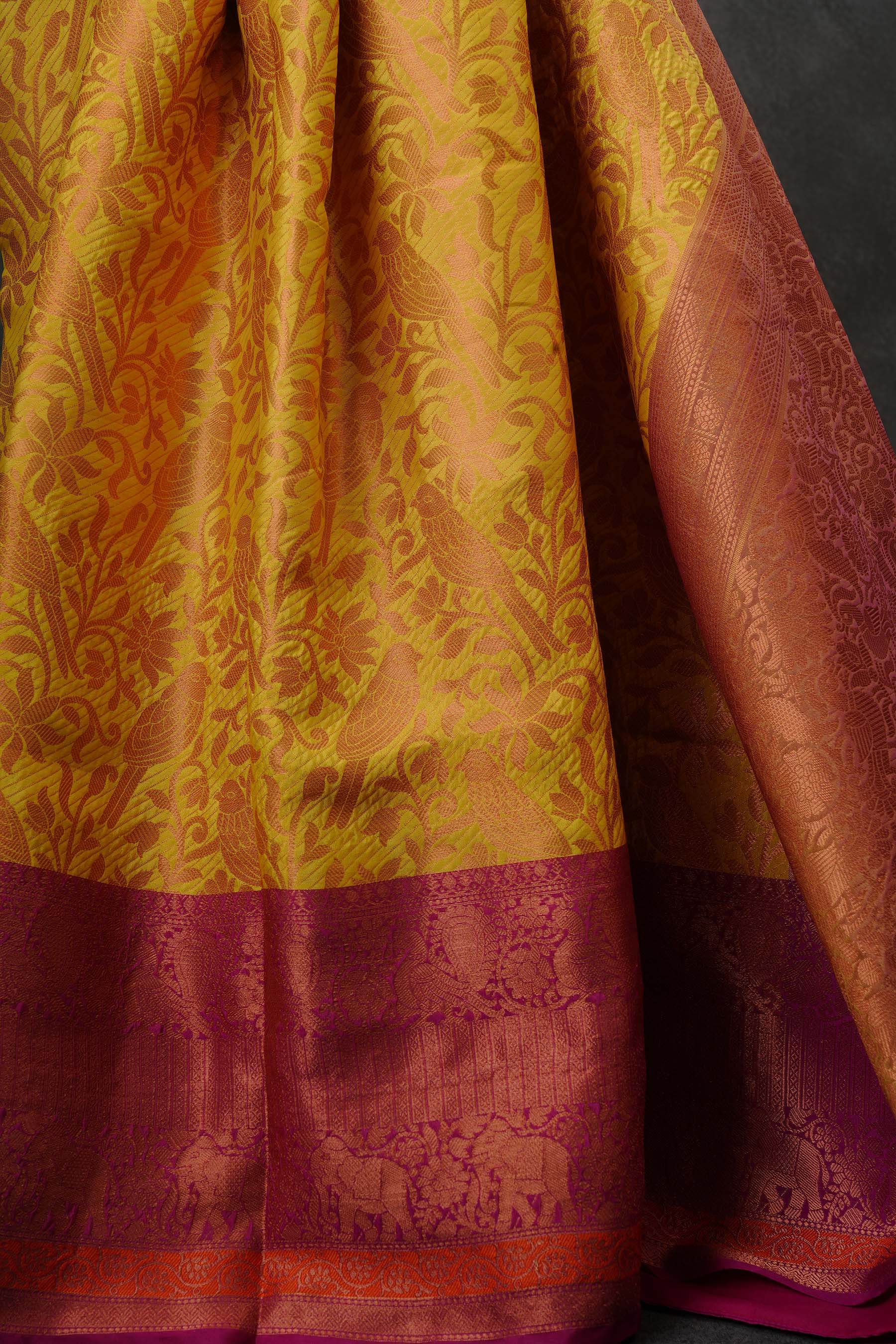 Regal Banarasi Tissue Saree with Jacquard Blouse: Traditional Style Saree JCS Fashions