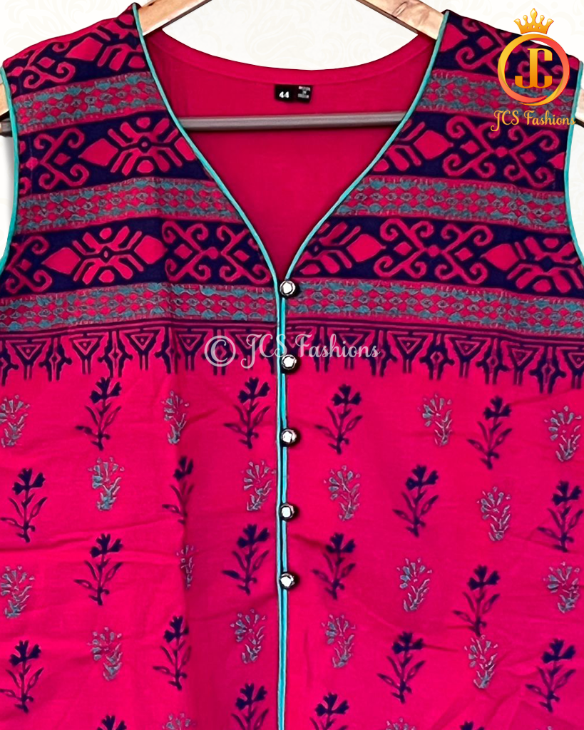 Printed Kurti - Embrace Comfort and Style at JCS Fashions! KURTI JCS Fashions