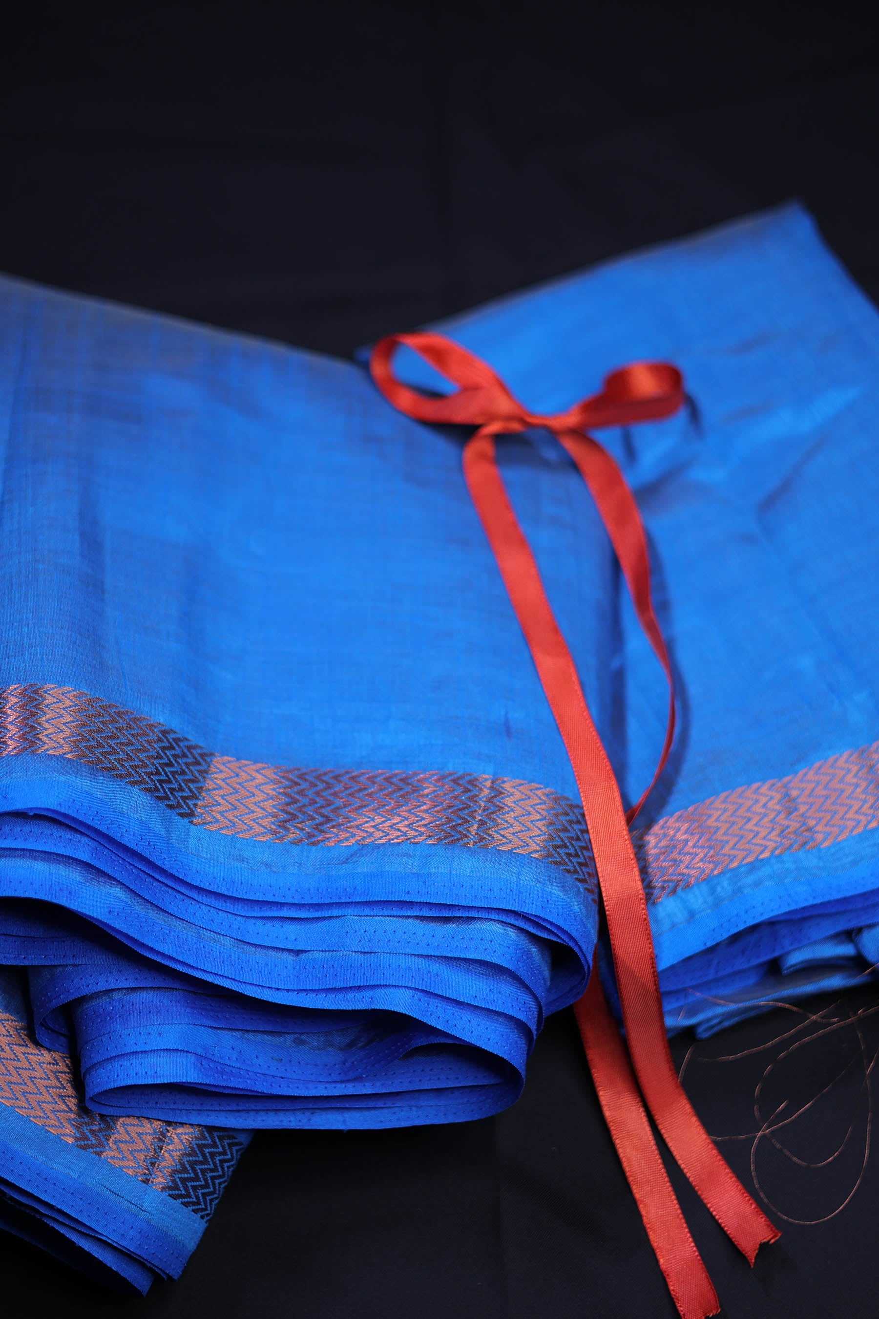 Elegant Tussar Silk Saree with Zari Borders: Embrace Tradition in Style Saree JCS Fashions Blue 5.5 meters