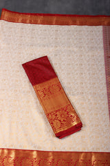 Elegant Kanchipuram Silk Saree - Traditional Design with Vibrant Color