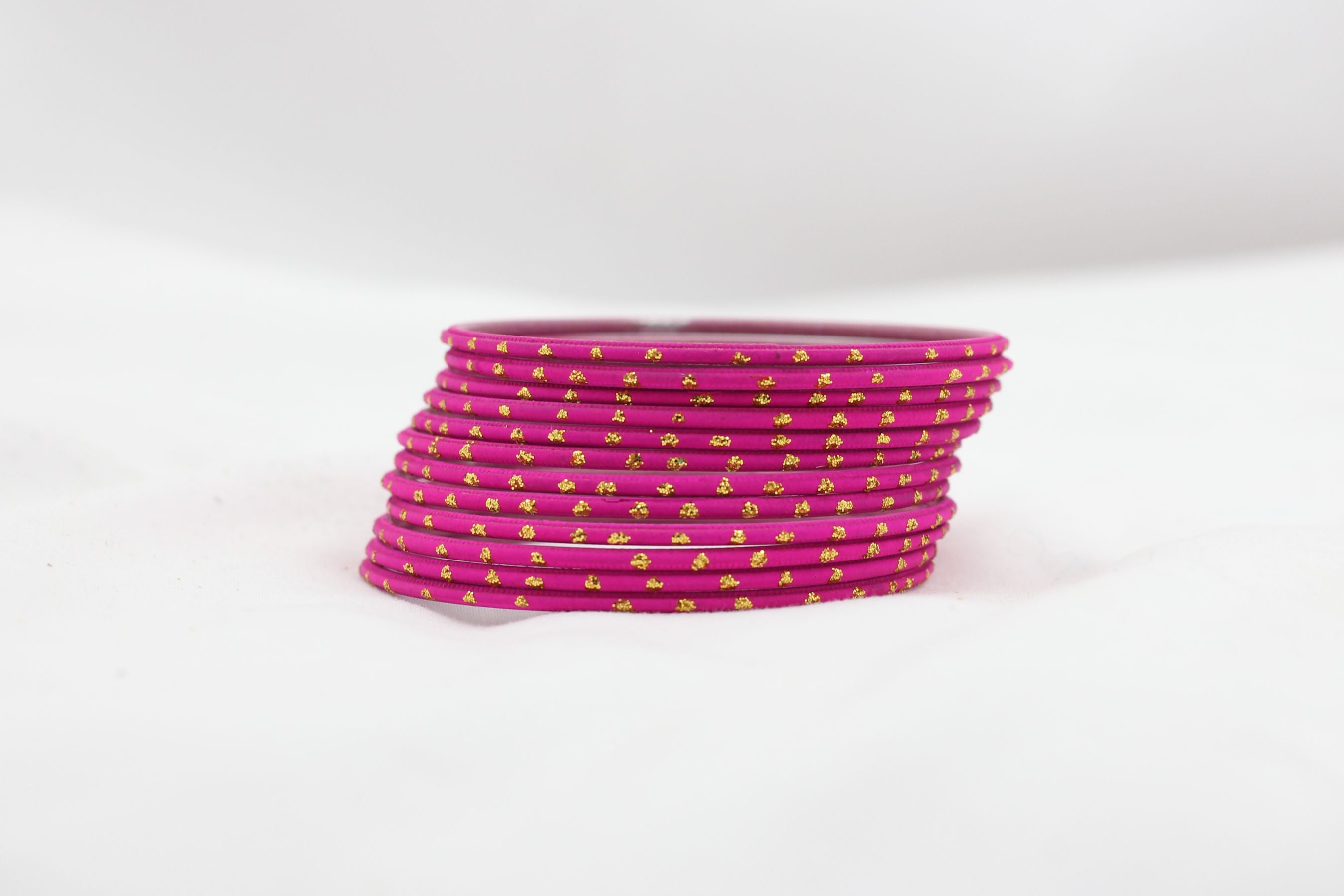 Timeless Multicolor Brass and Copper Bangle for Women Jewelry JCS Fashions Dark Pink 2.40