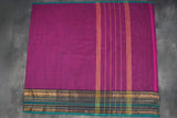 Classic 80-Count Chettinad Cotton Saree with Stylish Border