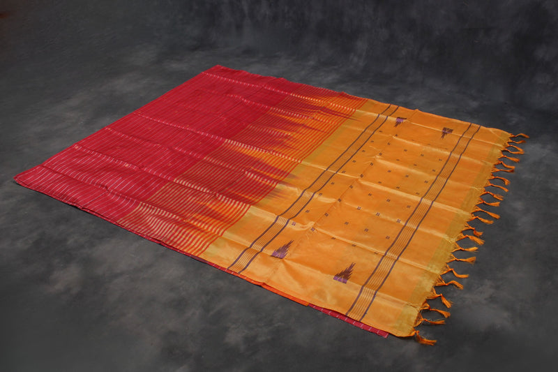 Eco-Friendly Banana Pith Saree: Traditional Indian Elegance by JCSFashions