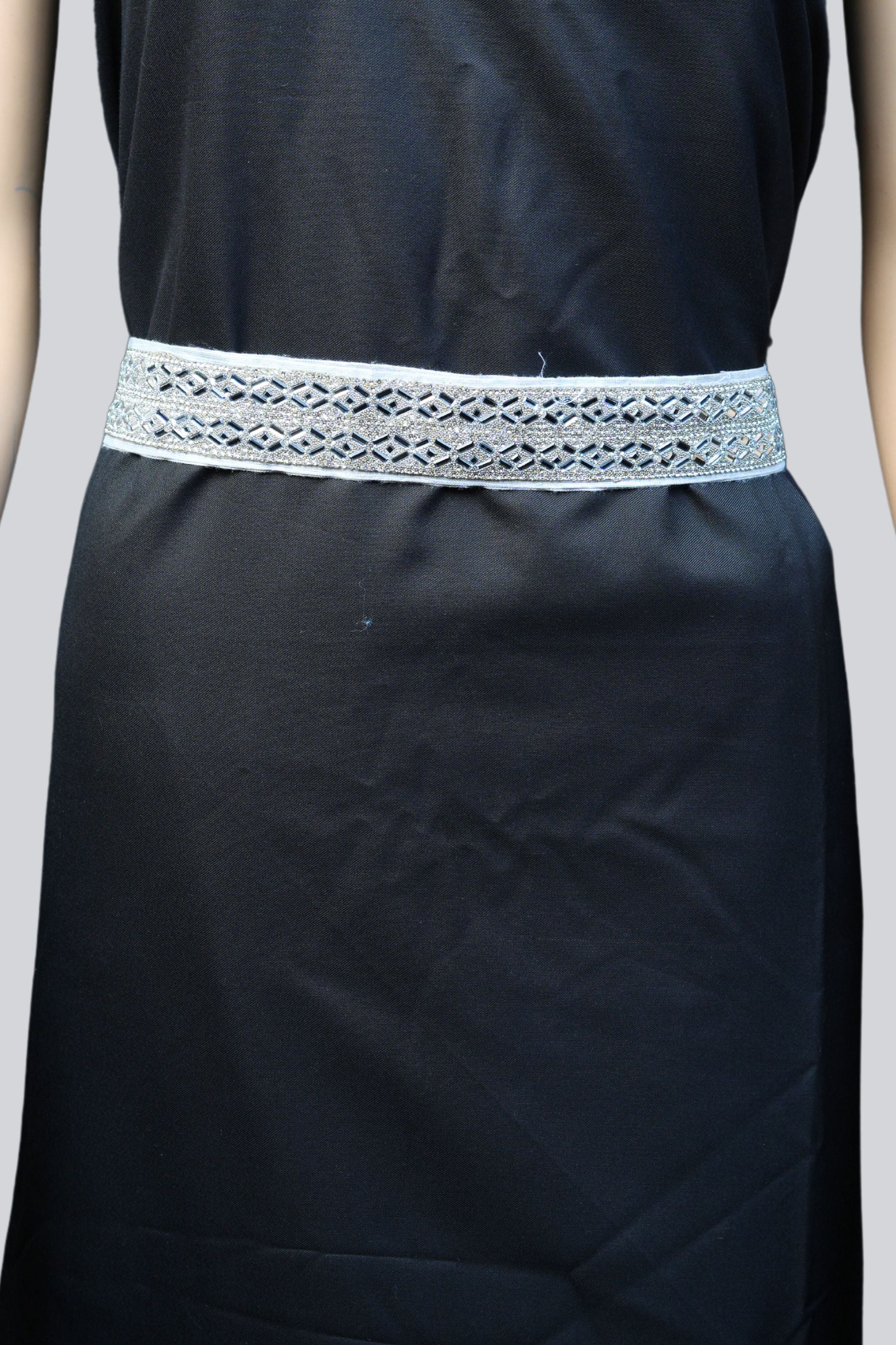 White Stone-Embellished Hip Belt - Elevate Your Style with JCSFashions