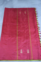 Eco-Luxury Banana Pith Saree: Sustainable Handloom Craftsmanship