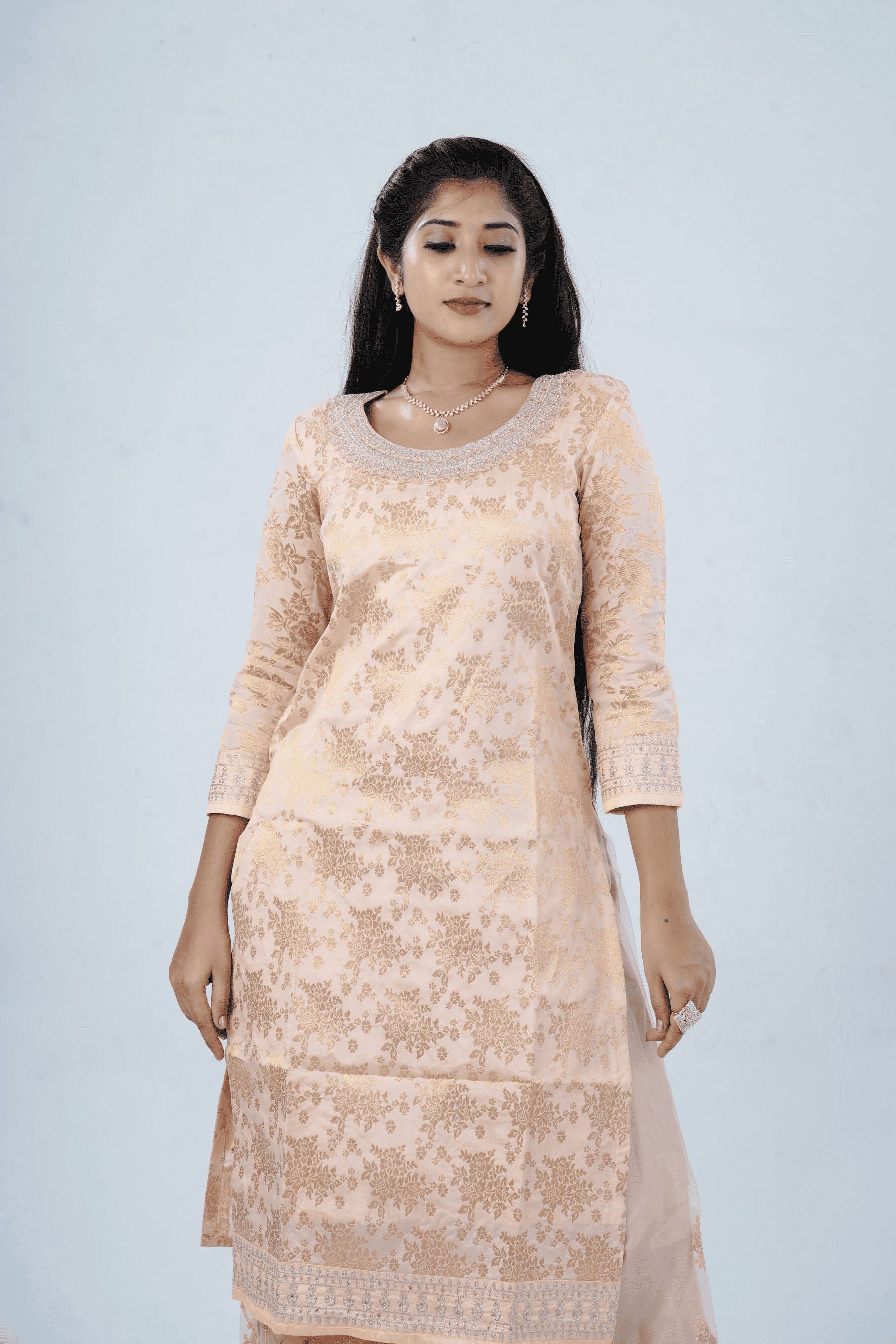 Regal Embroidered Salwar Kameez: Embrace Traditional Indian Elegance KURTI JCS Fashions