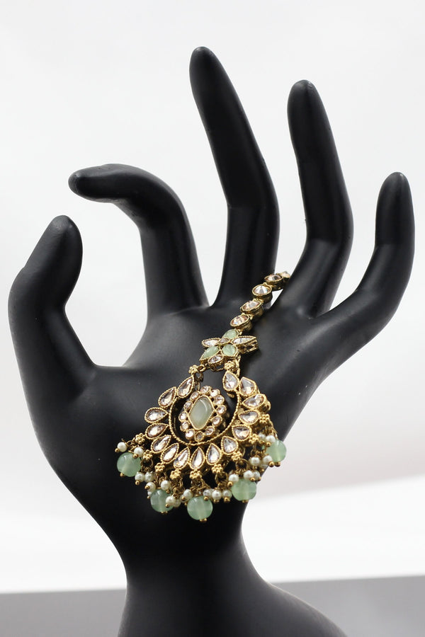 Exquisite Stone Work Tikka -Traditional Sparkling Jewelry by JCSFashions