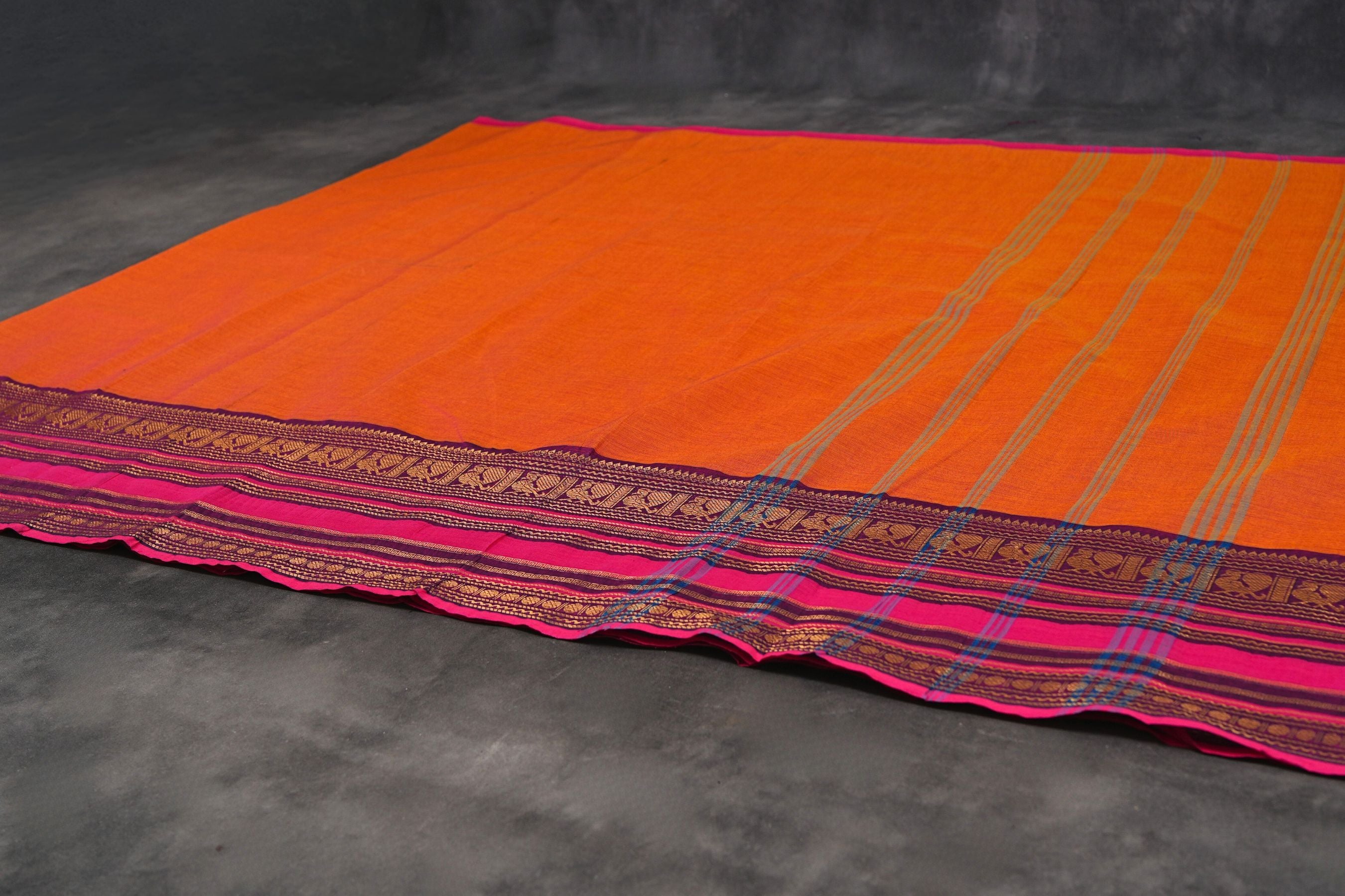 Chettinad 80-Count Cotton Saree: Elegant Ethnic Charm by JCS Fashions Saree JCS Fashions