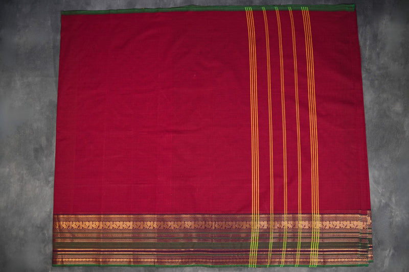 Elegant Chettinad Cotton Saree - Premium Quality and Exquisite Design