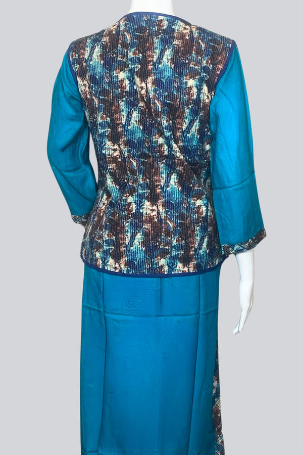 Elegant Rayon Kurti with Stylish Jacket – Perfectly Tailored for Comfort