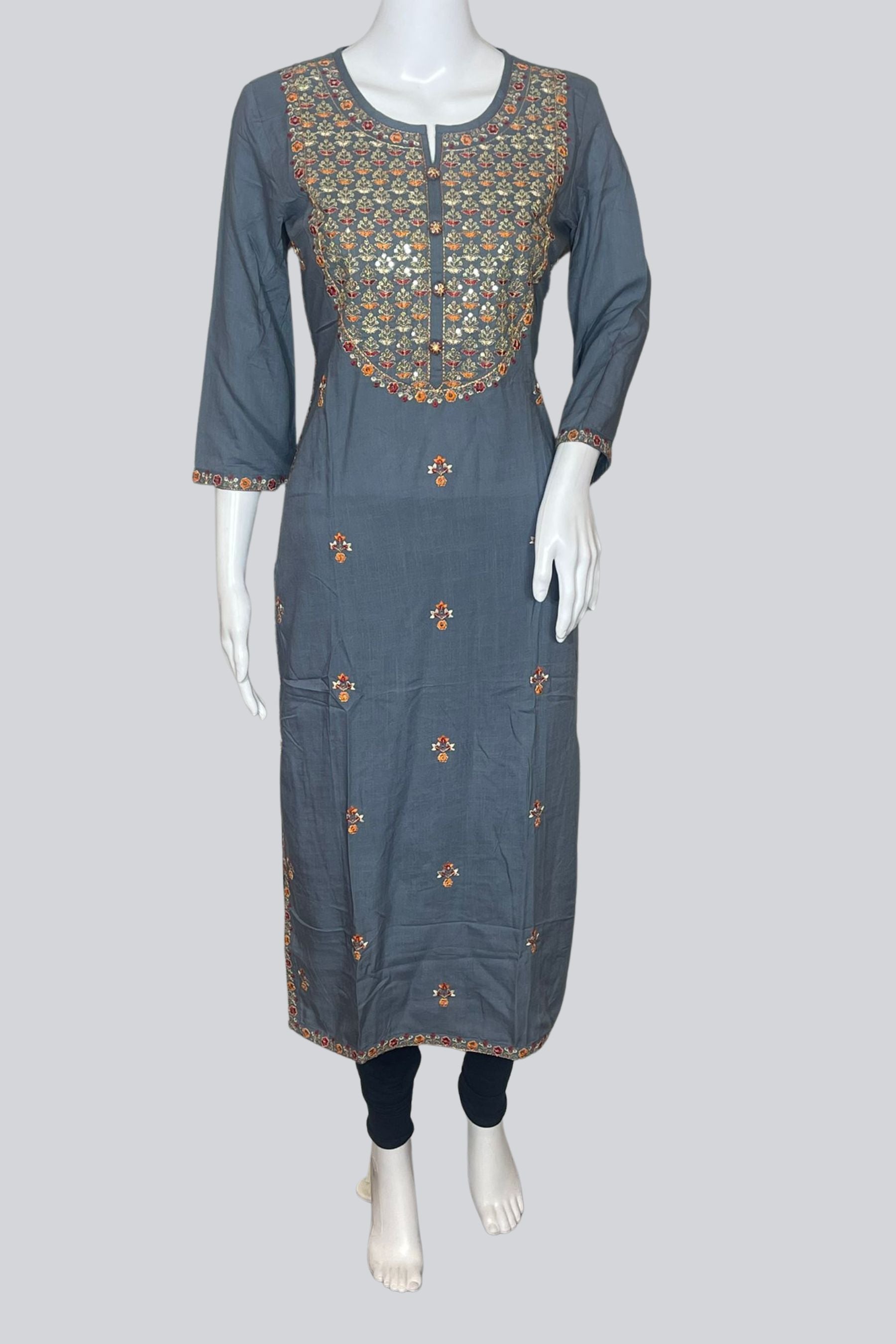 Chic Rayon Kurti: Effortless Elegance | Length 46" - JCS Fashions KURTI JCS Fashions